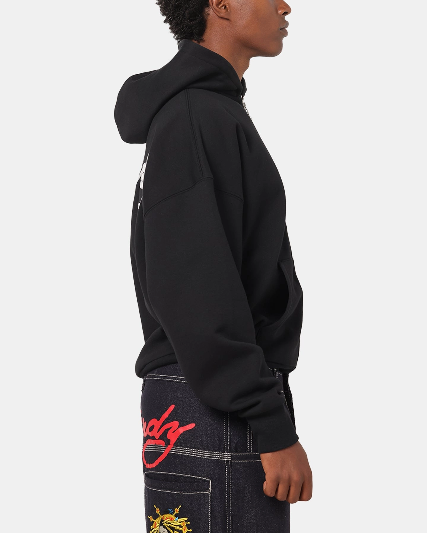 Ed Hardy UV Active Zip Hoodie Black/Multi Essential Warmth
