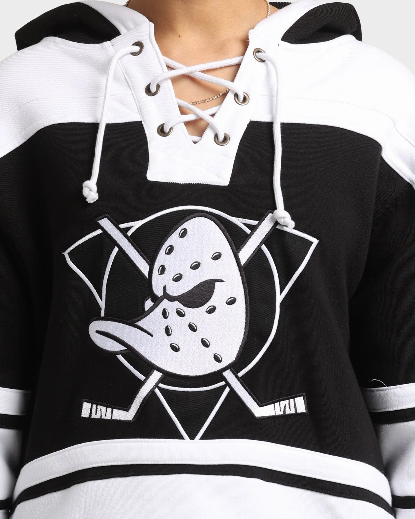 Display 47 Brand Anaheim Ducks NHL Superior '47 Lacer Hoodie Jet Black