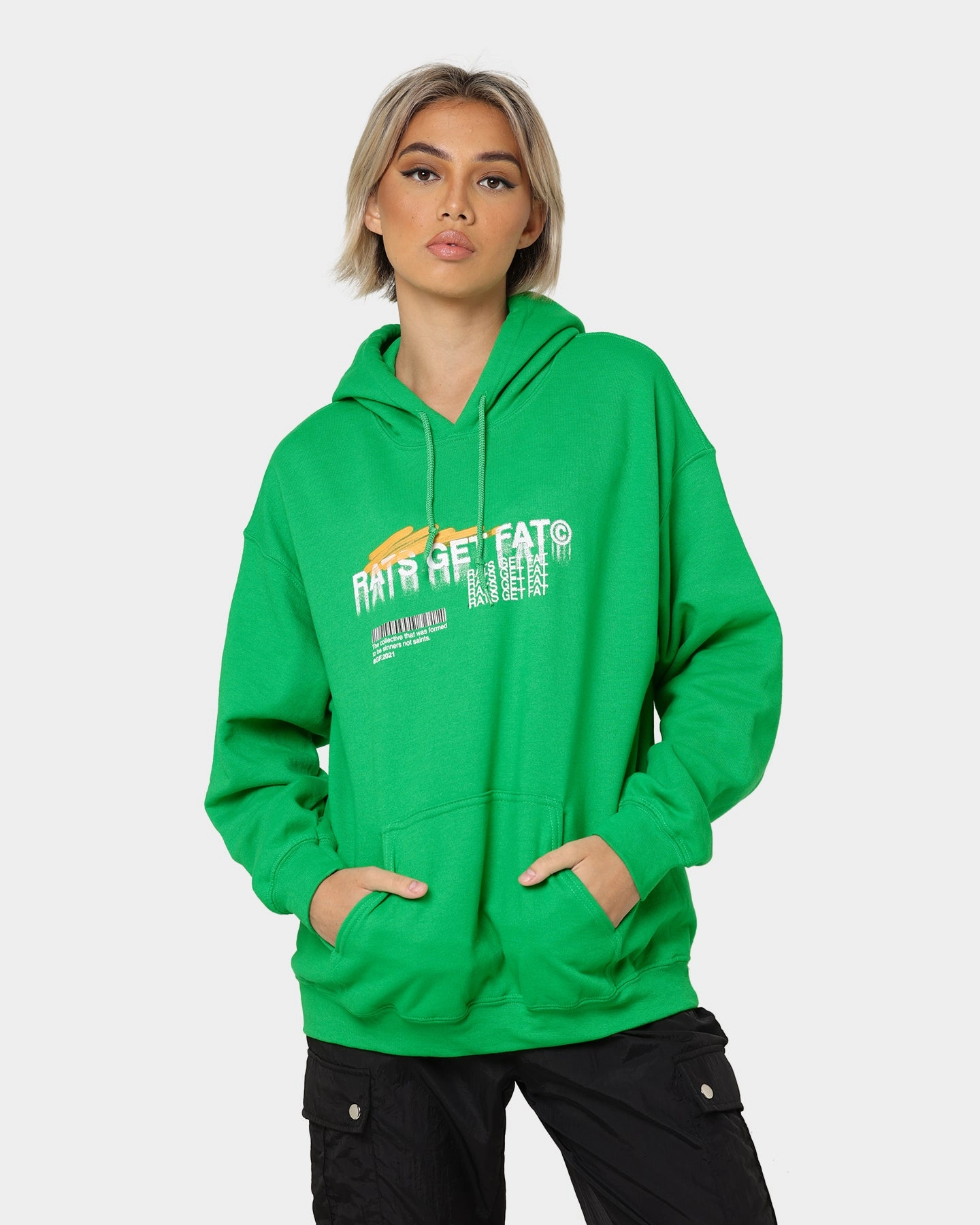Rats Get Fat Spray Butterfly Hoodie Green Desire Formal Event