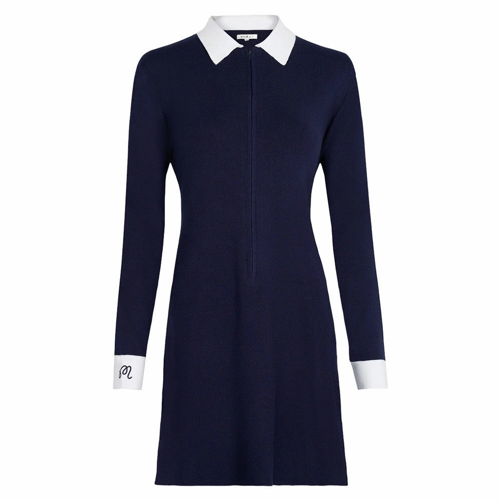 Malbon Chloe Golf Dress Navy - FW24 Women Comfortable fit dress for all body types