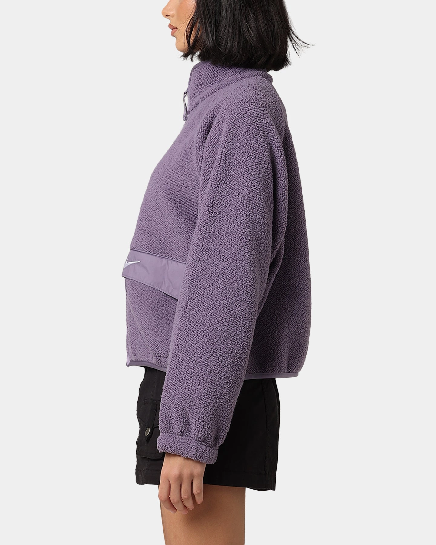 Nike Women's Sportswear Sherpa Jacket Daybreak/Oxygen Purple University