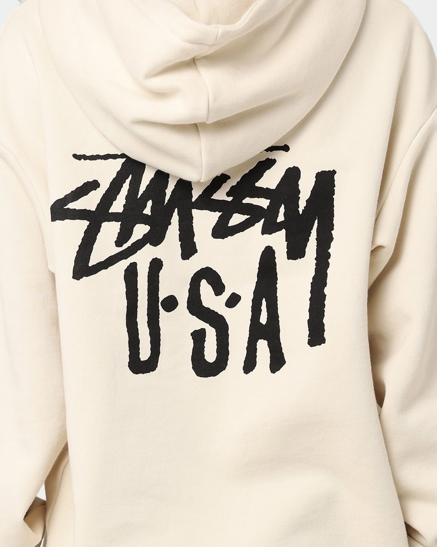 Stussy USA LCB Hoodie Cream Easy Care Fabric