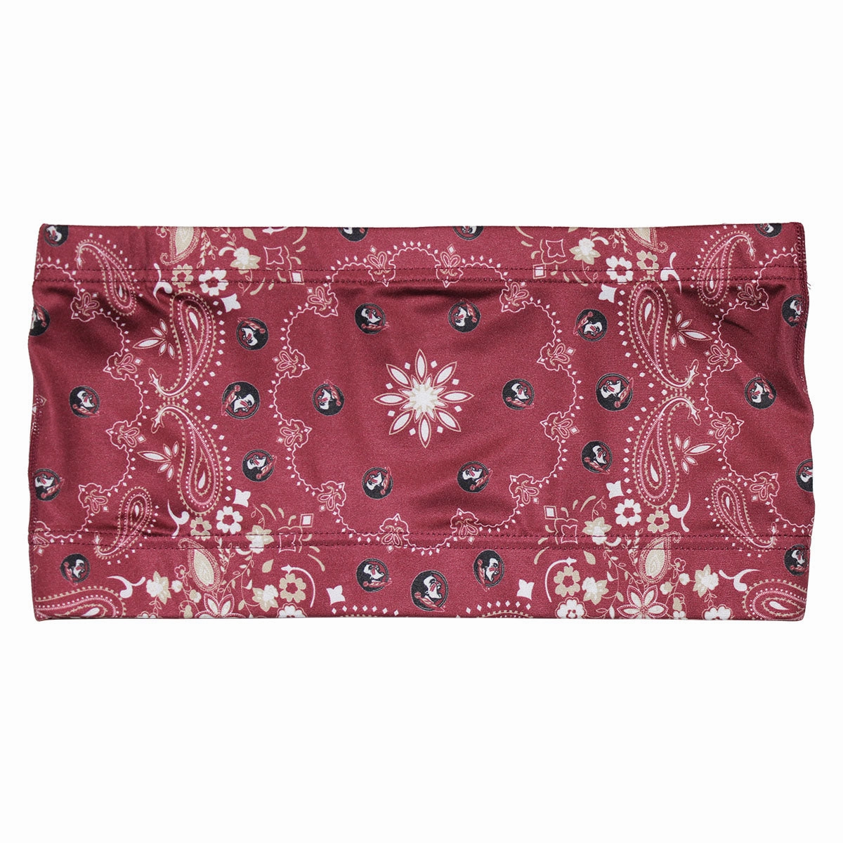 Women's Seminole Logo Paisley Design Bandeau Sporty and Stylish