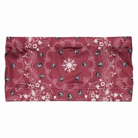 Women's Seminole Logo Paisley Design Bandeau Multi Panel Design