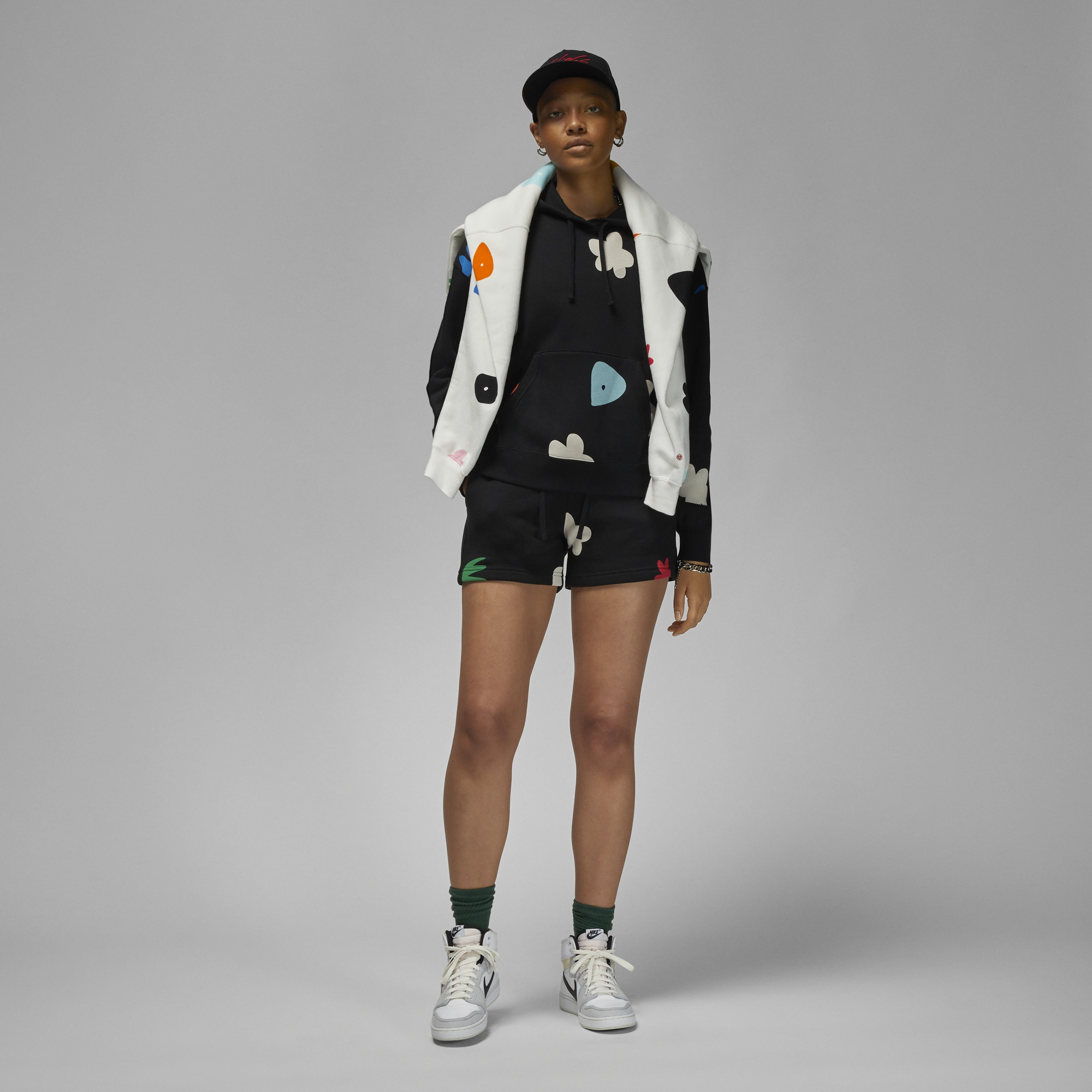 Womens Jordan Artist Series by Mia Lee 'Shorts' Quick Dry Technology Socks