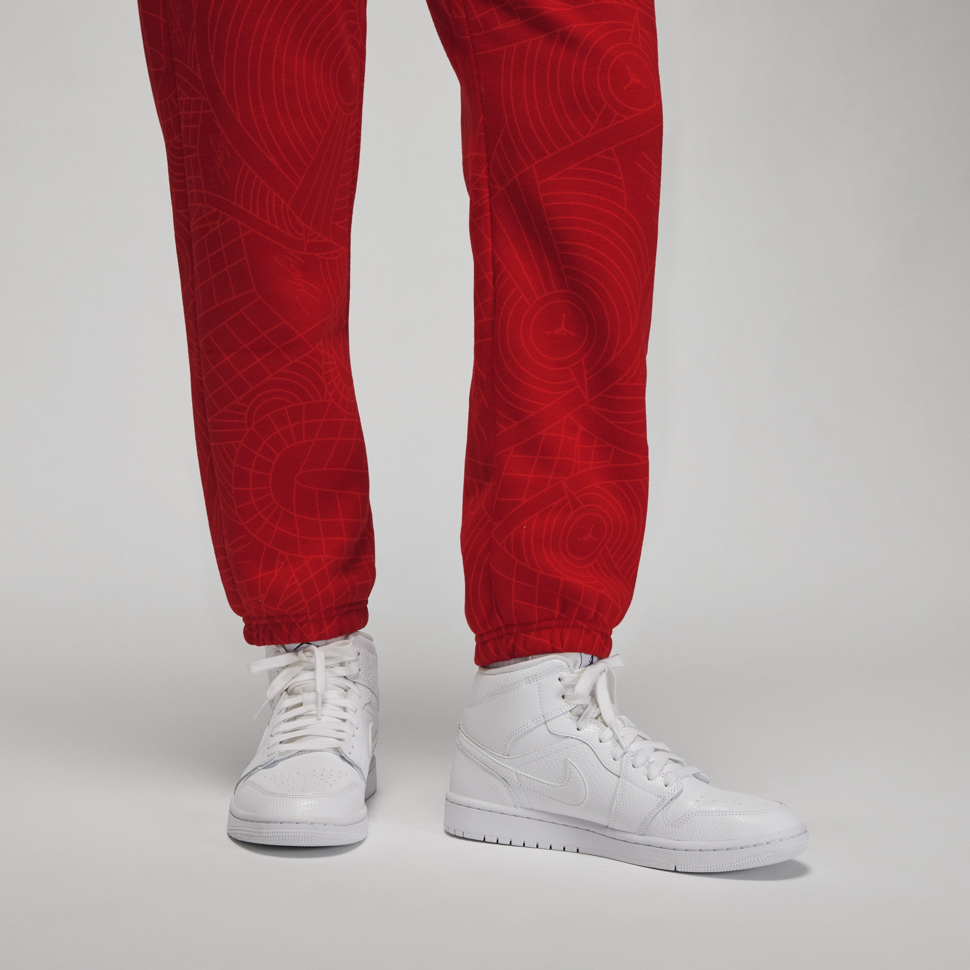 Timeless Look Womens Jordan Brooklyn Sweatpants 'Red'