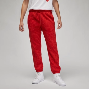 Street Inspired Trendy Style Womens Jordan Brooklyn Sweatpants 'Red'
