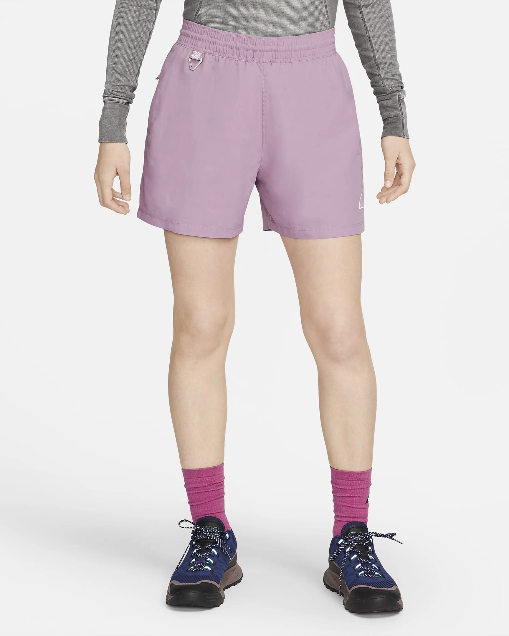 Womens Nike ACG Shorts 'Purple' QuickDryTechnology Preppy Style