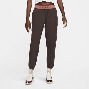 UV protection coating Womens Nike Woven Cropped Cargo Jogger Pants 'Brown'