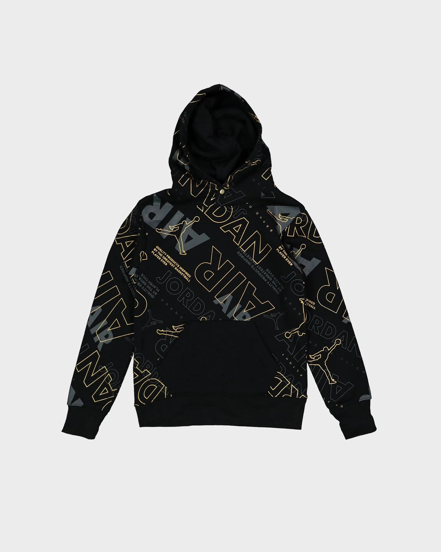 Jordan Kids' Holiday Shine Air Pullover Hoodie Black Endure release