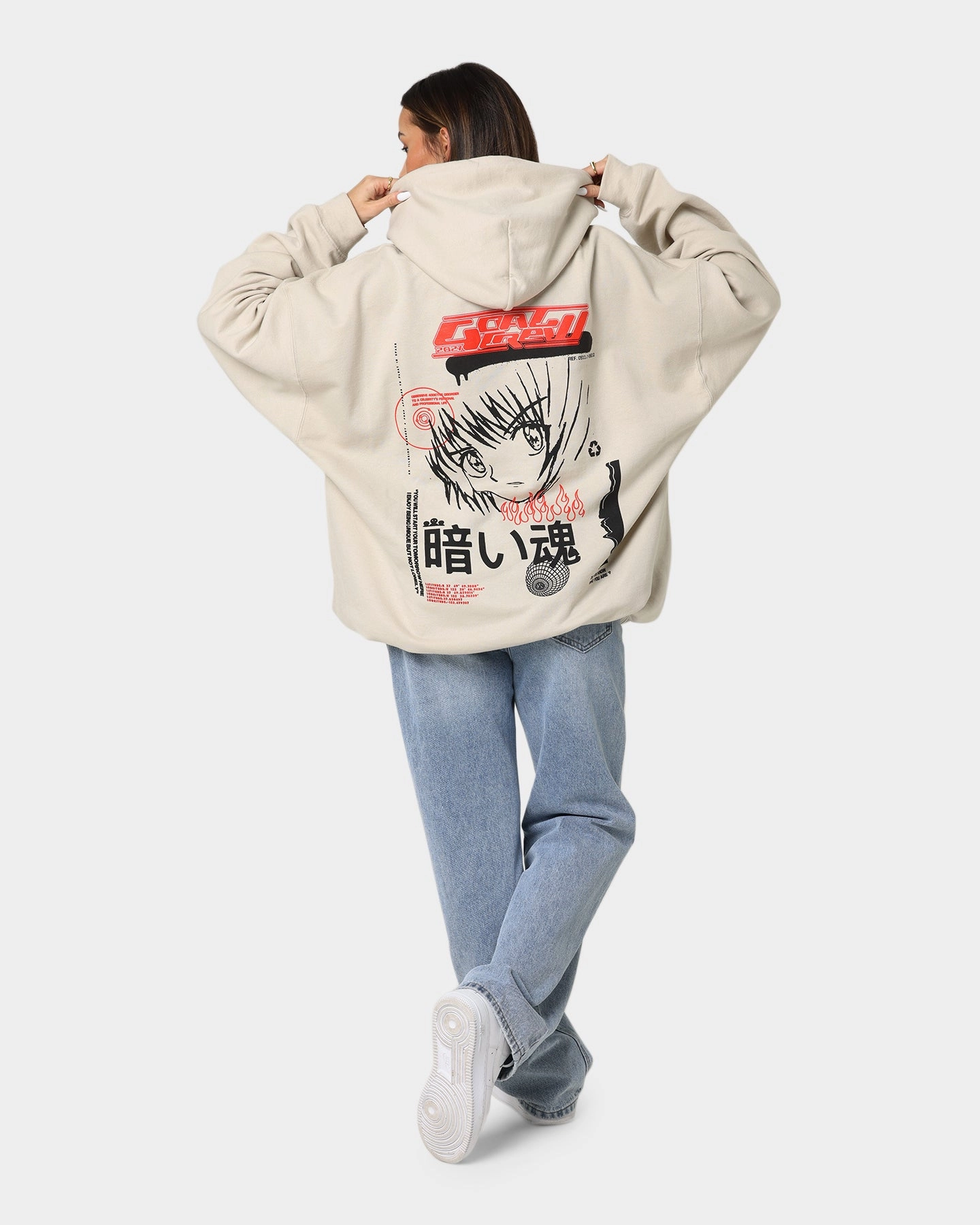 Barrier Seam Construction Announce Goat Crew Sapporo Hoodie Sand