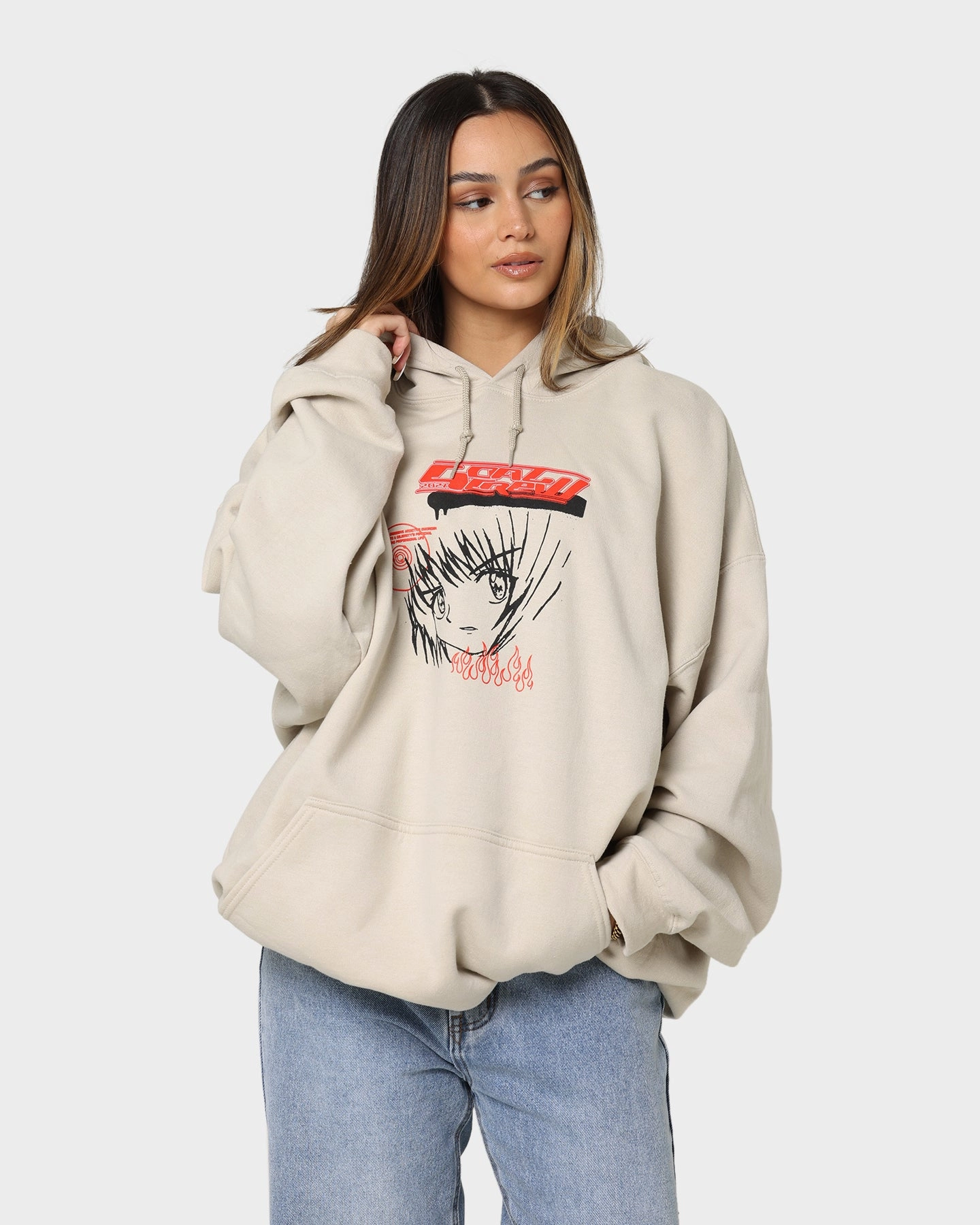 Goat Crew Sapporo Hoodie Sand Ergonomic Shoulder Panels