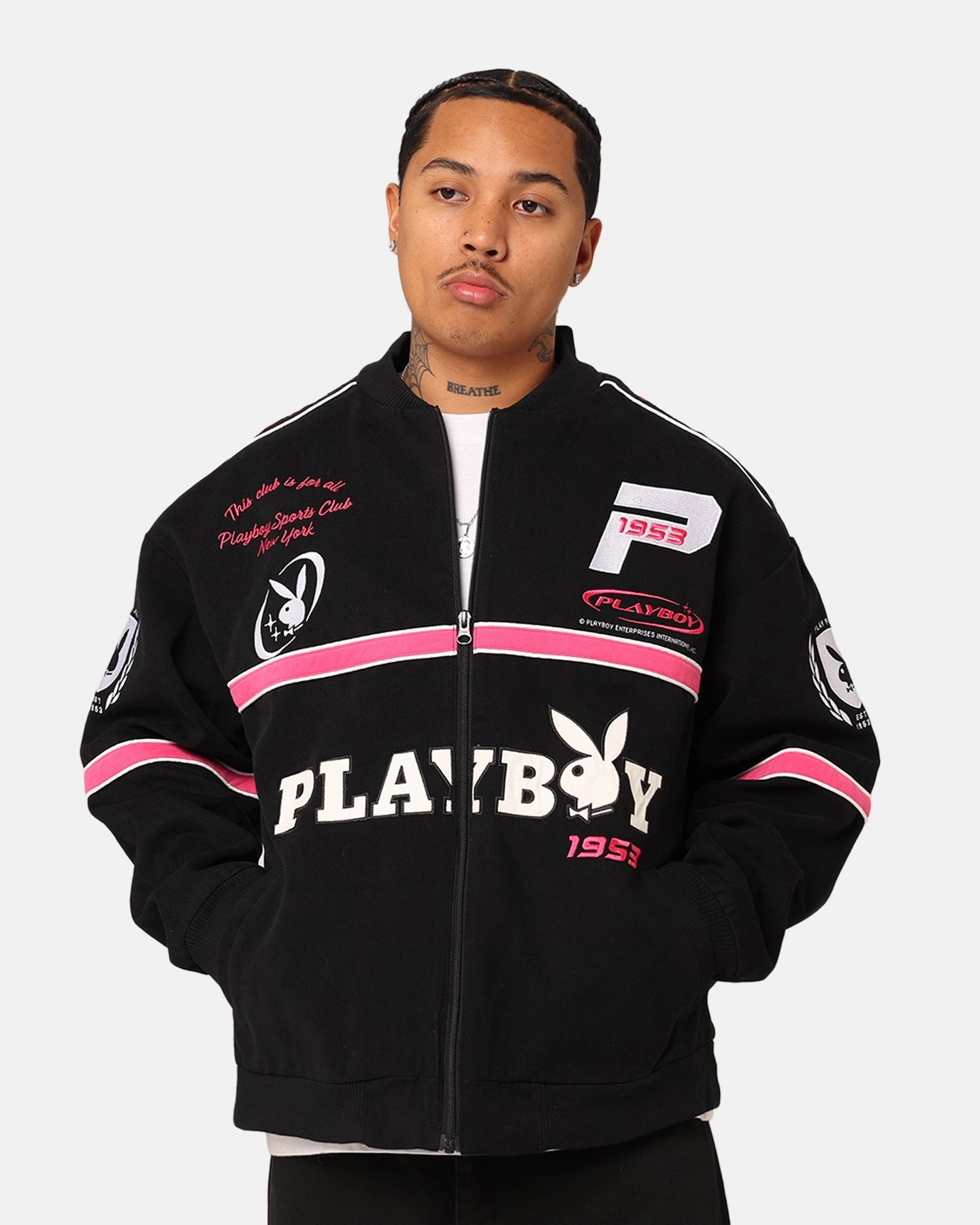 Playboy Racing Playboy RHD Jacket Black Odor Control Treatment