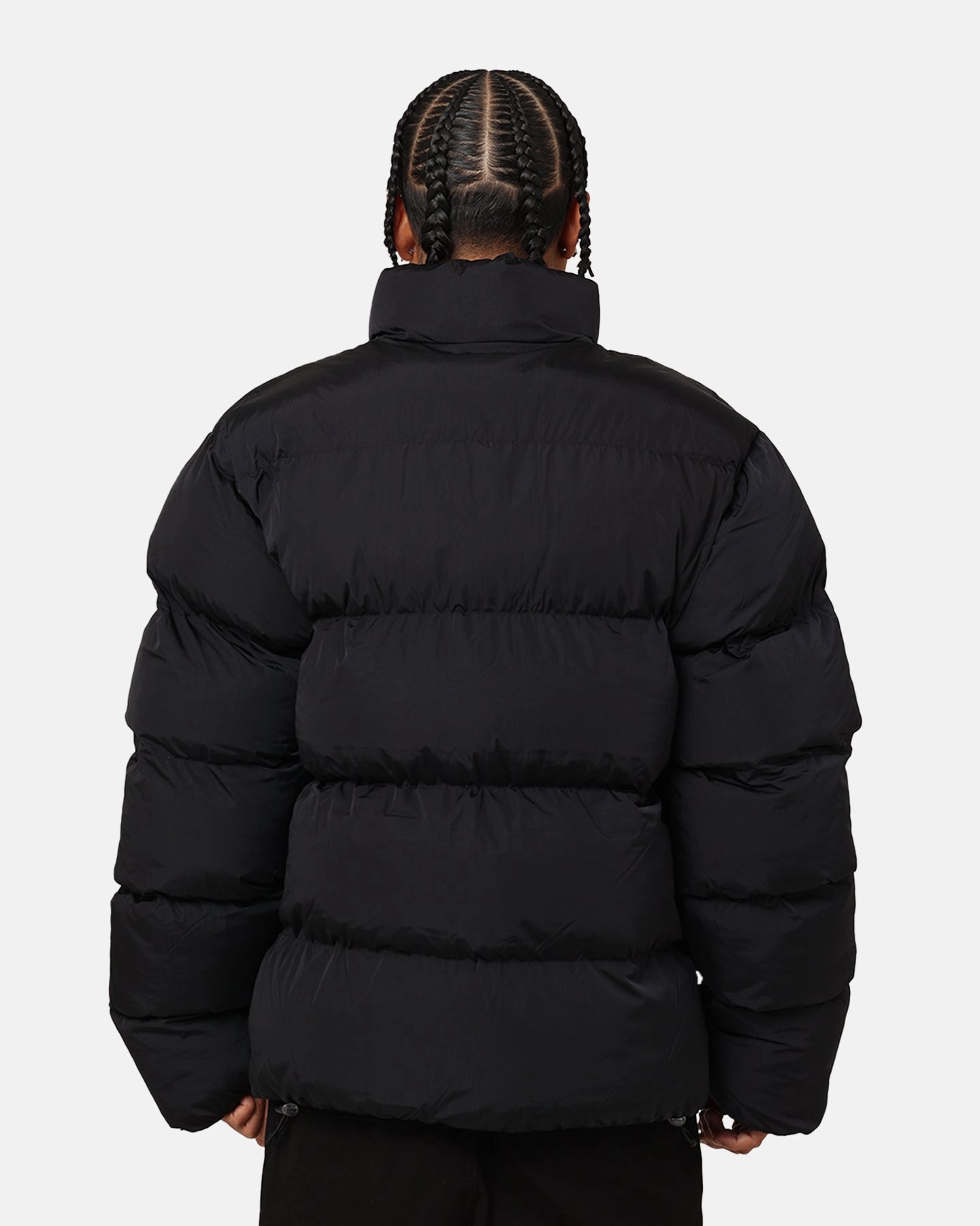 Jordan Essentials Poly Puffer Jacket Black/White Heat Resistant Layer