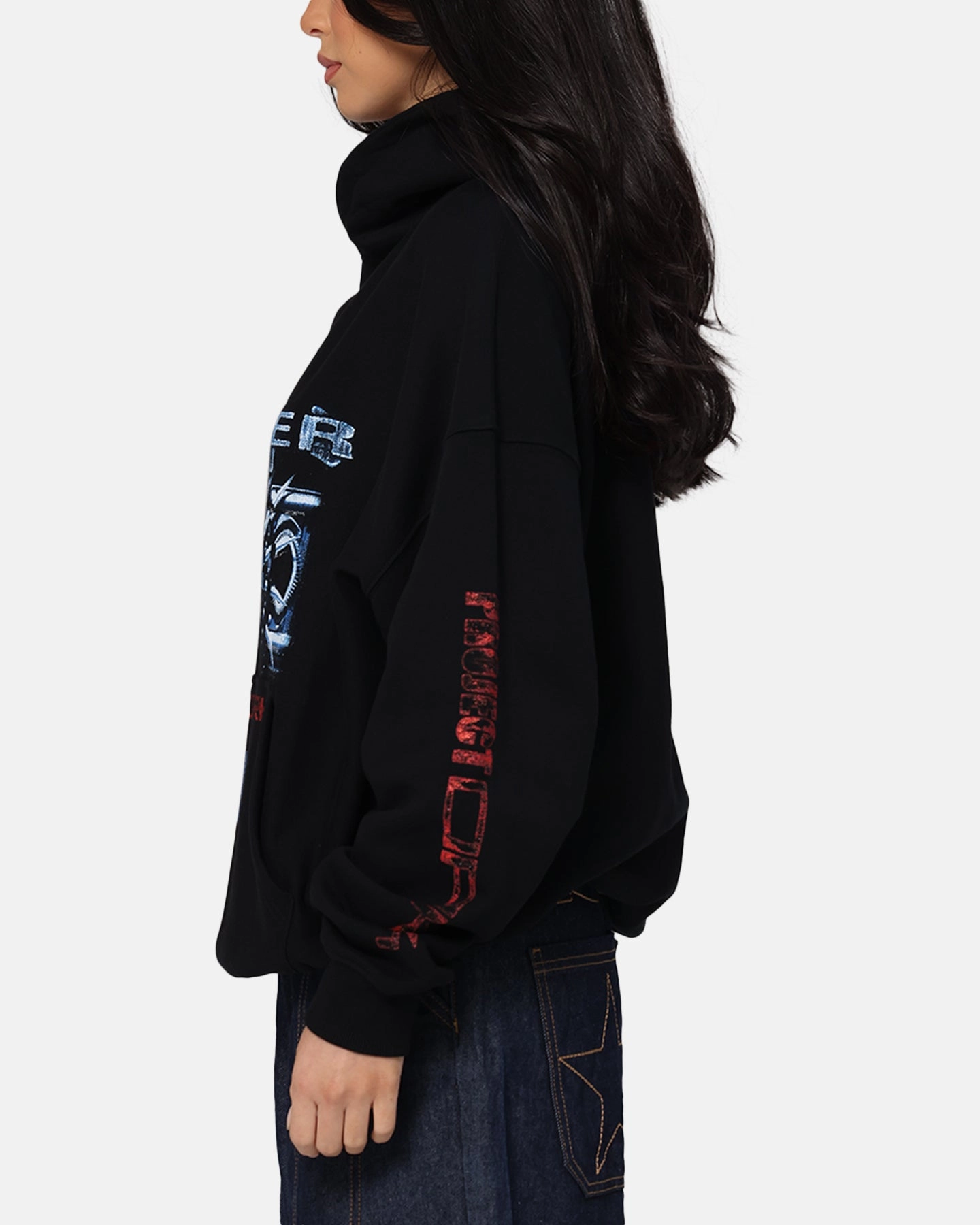 EcoFriendlyMaterial Loiter Void Hoodie Black