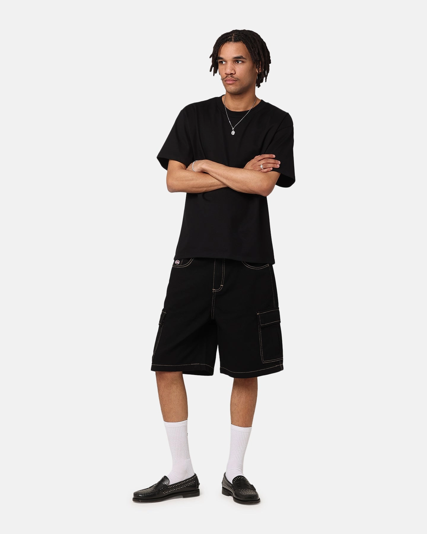 Fresh Fit X-Large Bull Denim 91 Cargo Short Black Denim