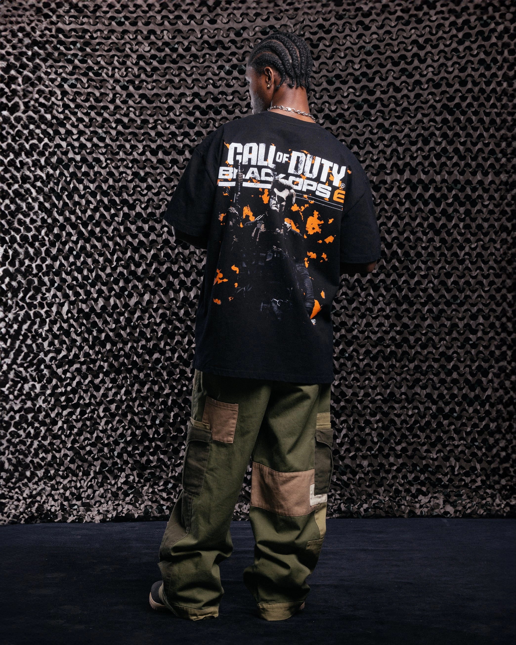 Party fun Goat Crew X Call Of Duty Black Ops 6 Vintage T-Shirt Black
