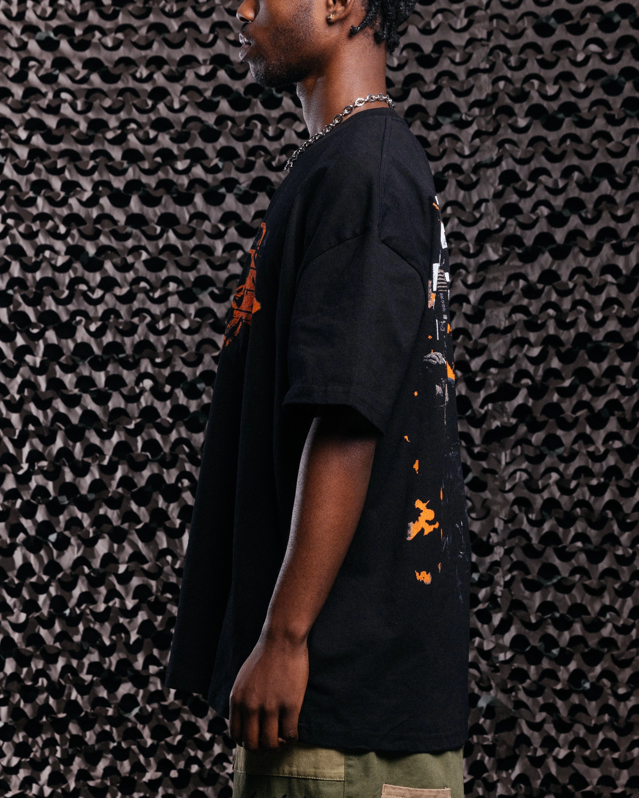 Daily Casual Goat Crew X Call Of Duty Black Ops 6 Vintage T-Shirt Black
