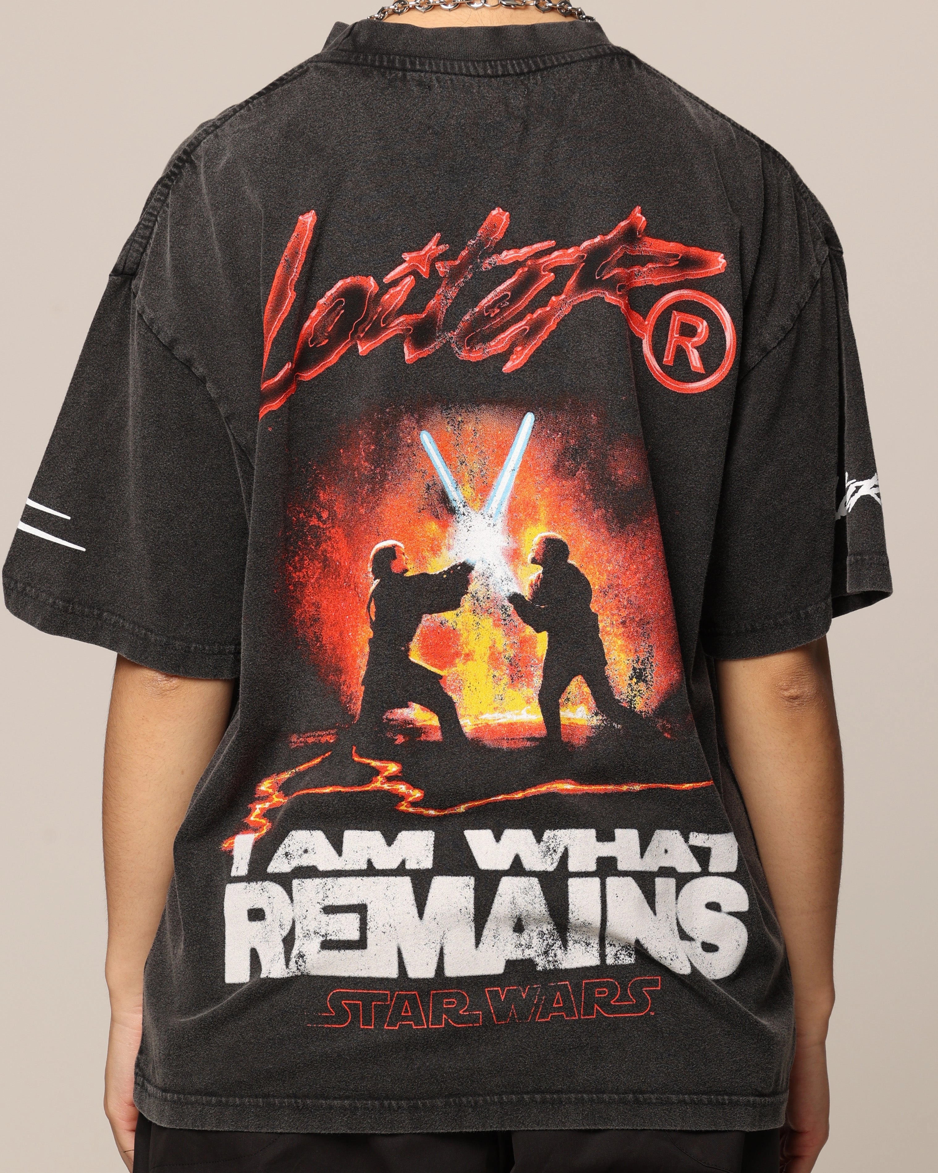 Casual Style Star Wars Darth Vader T-Shirt Vintage Black