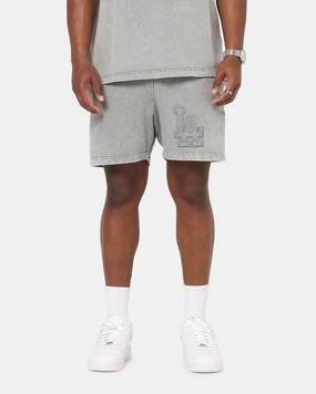 Pro Standard Los Angeles Dodgers Washed Classic Shorts Washed Grey Heels Linen blend