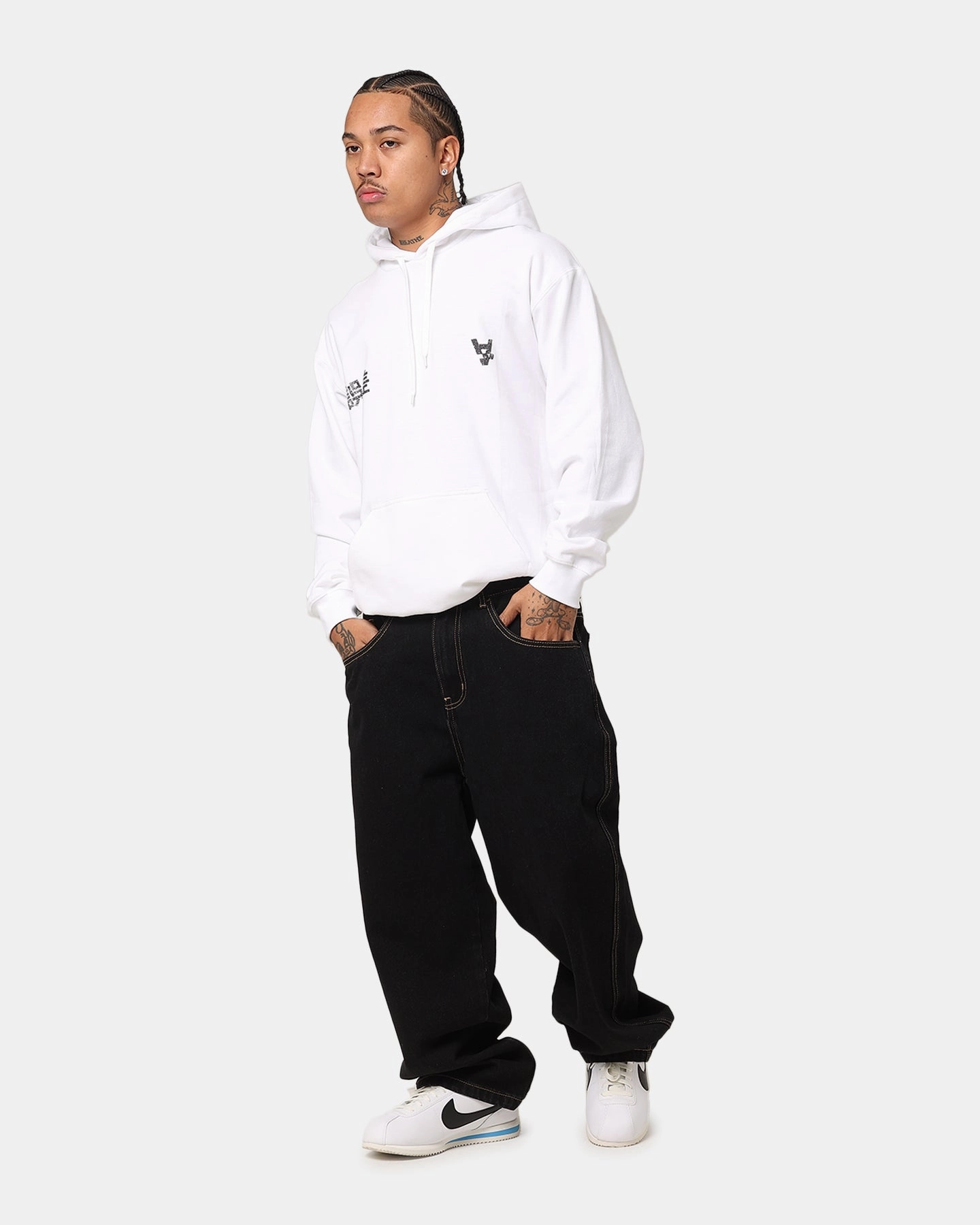 The Anti Order Oni Hoodie White hiker