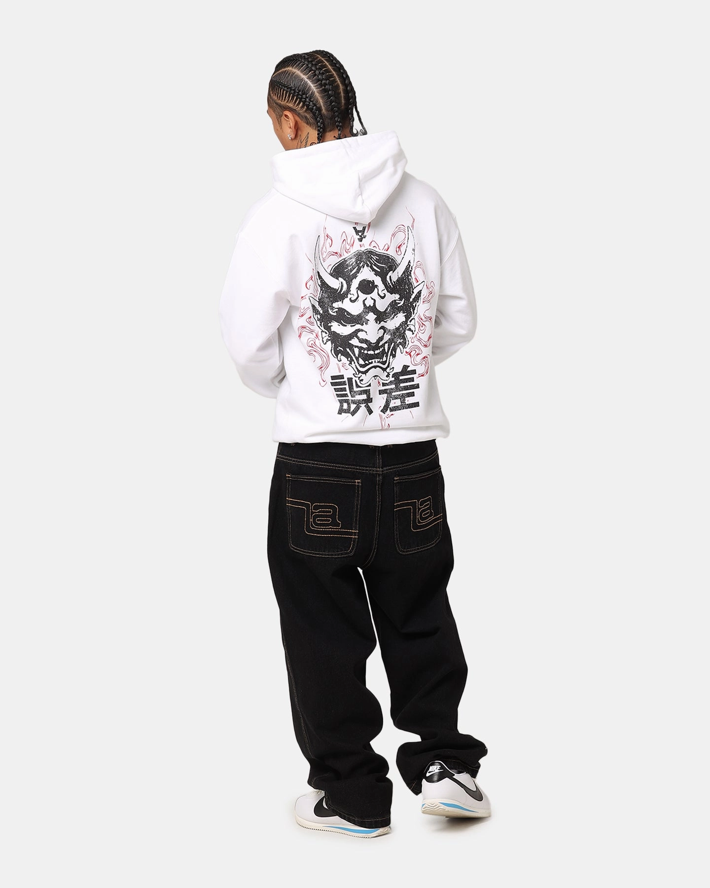 Romance Multi Directional Stretch The Anti Order Oni Hoodie White