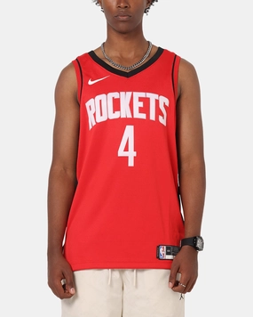 Variable Density Knit Garment Dyed Colorfastness Nike Jalen Green Houston Rockets #4 Icon Edition 2022/23 Nike Dri-Fit NBA Swingman Jersey University Red