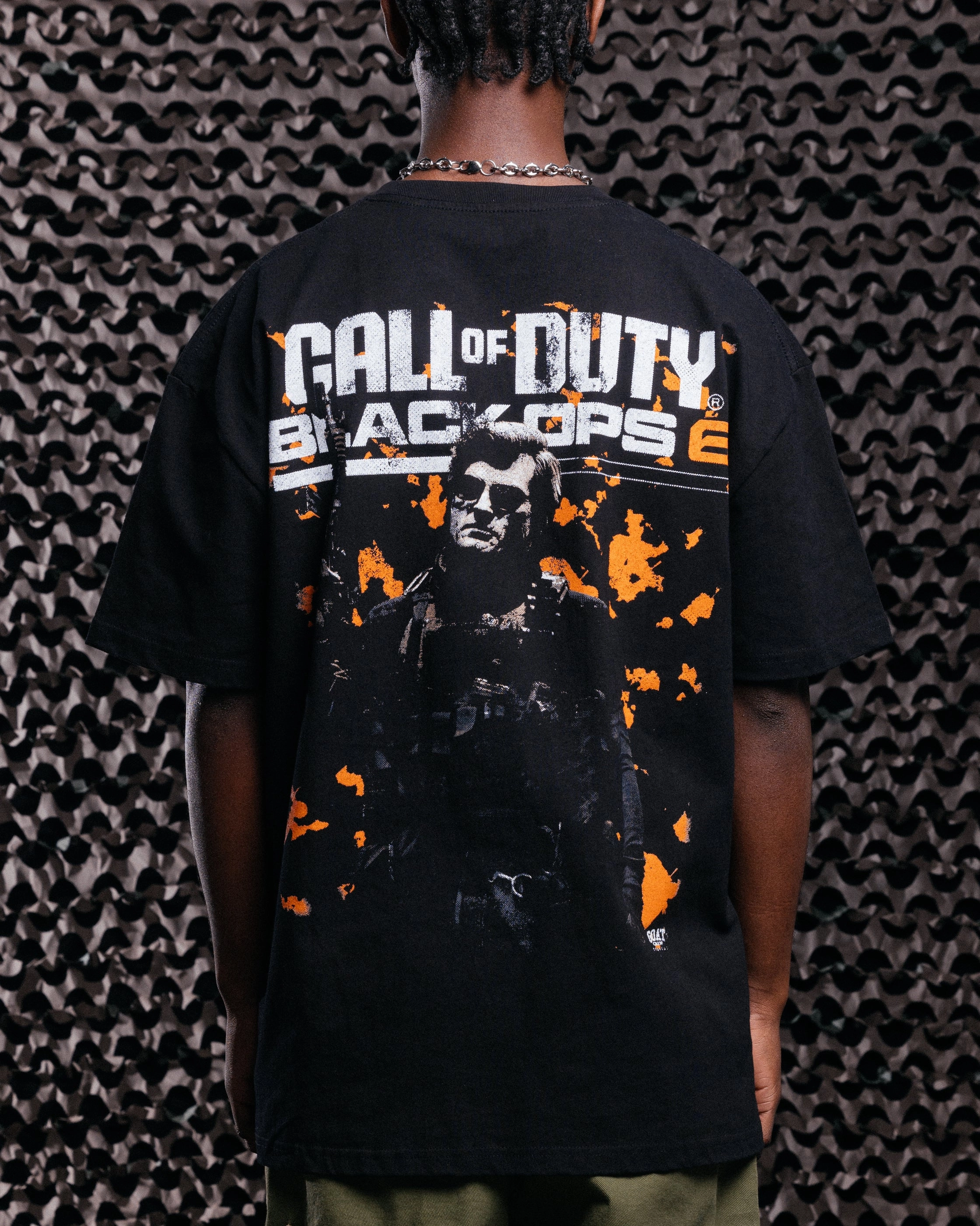 Goat Crew X Call Of Duty Black Ops 6 Heavy T-Shirt Black Light Fashion