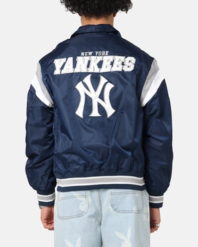 New Era New York Yankees MLB Retro Stadium Jacket Navy Circumstance Lightweight Shield