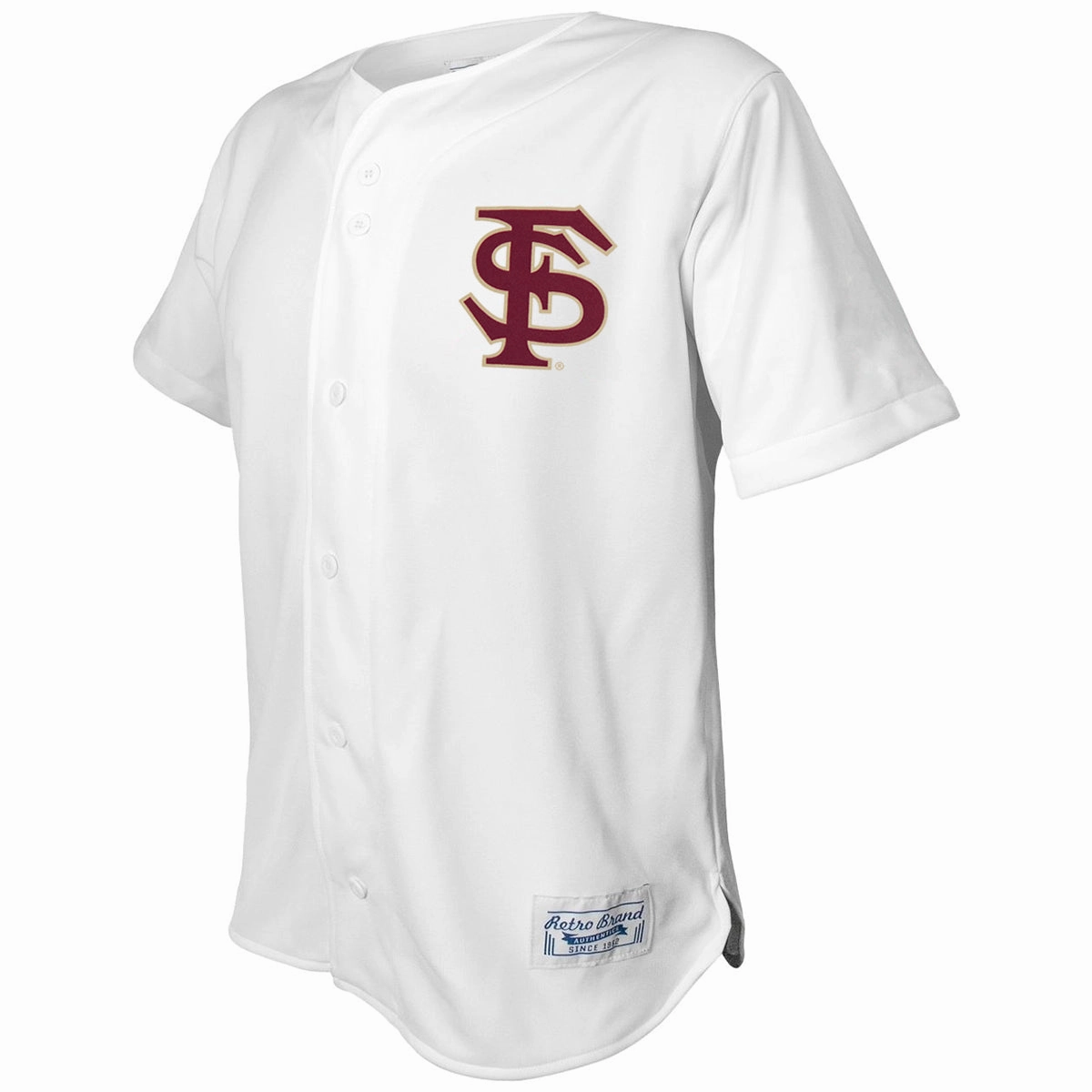 Durable Polyester Blend Dynamic Ergonomic Fit Retro Brand Jaime Ferrer #7 Baseball Jersey - White