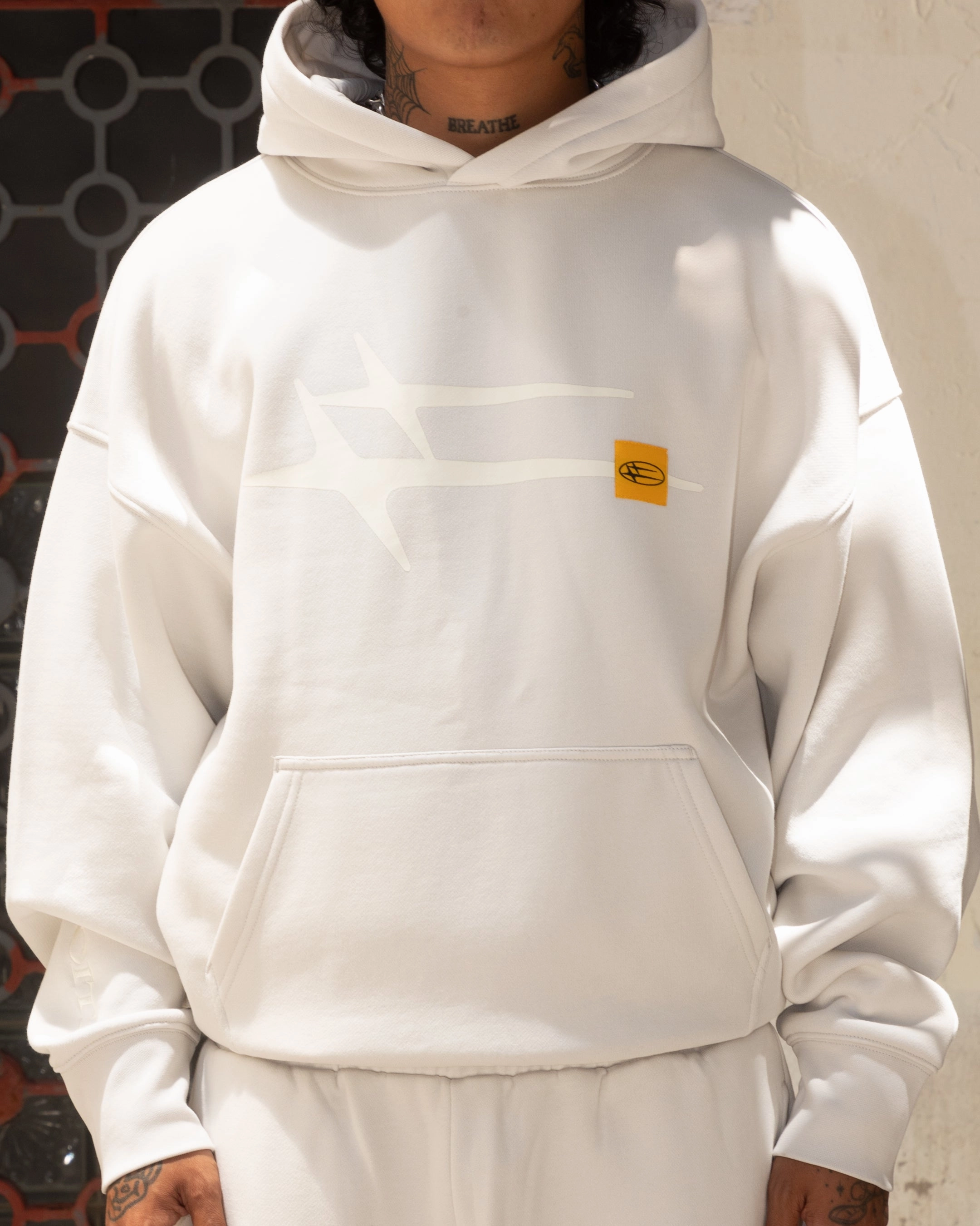 difficult to operate Loiter Hybrid Premium Hoodie Stone