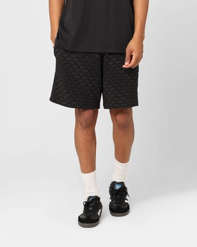 Adidas Graphics Monogram Shorts Black young adults