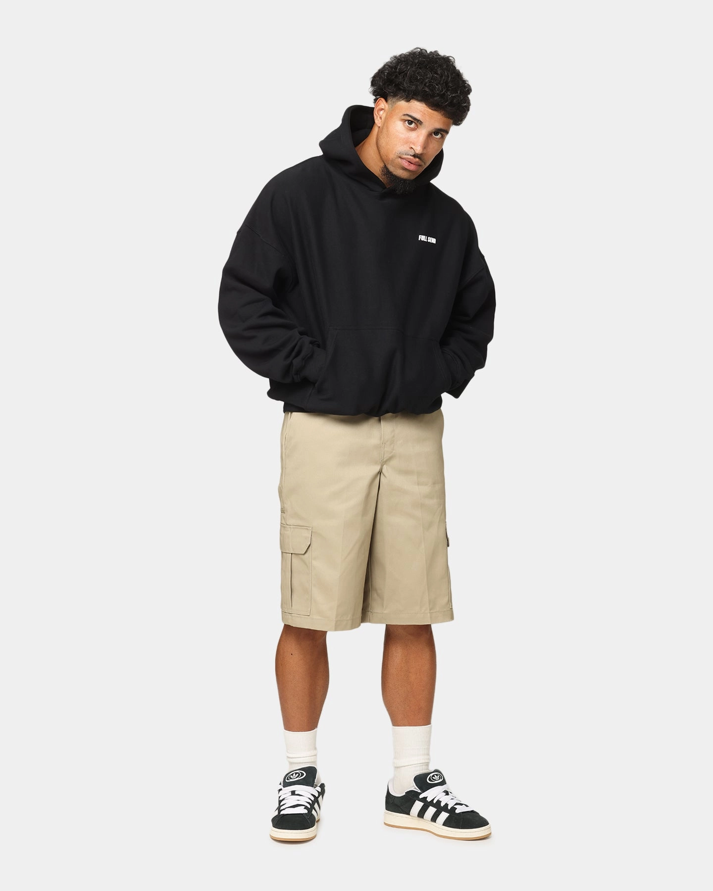 Non Restrictive Cut suitable for day wear Full Send Full Send Premium Hoodie Black