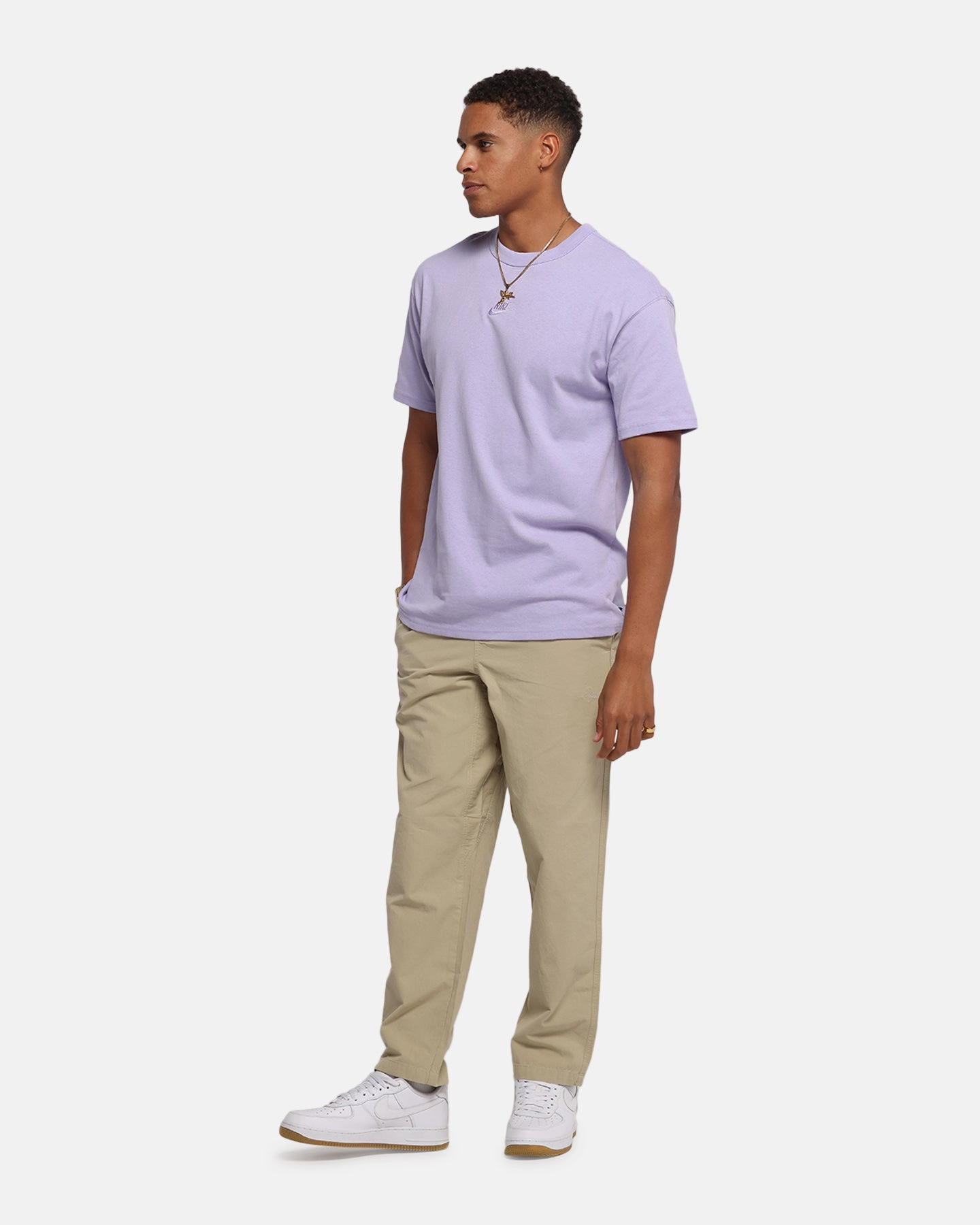 Soft and durable Quick Dry Fabric Nike Sportswear Premium Essentials Sustainable T-Shirt Purple