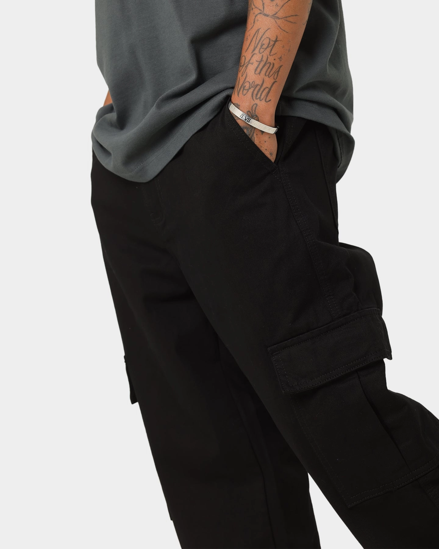 X-Large 91 Cargo Pants Black WaterRepellentCoating