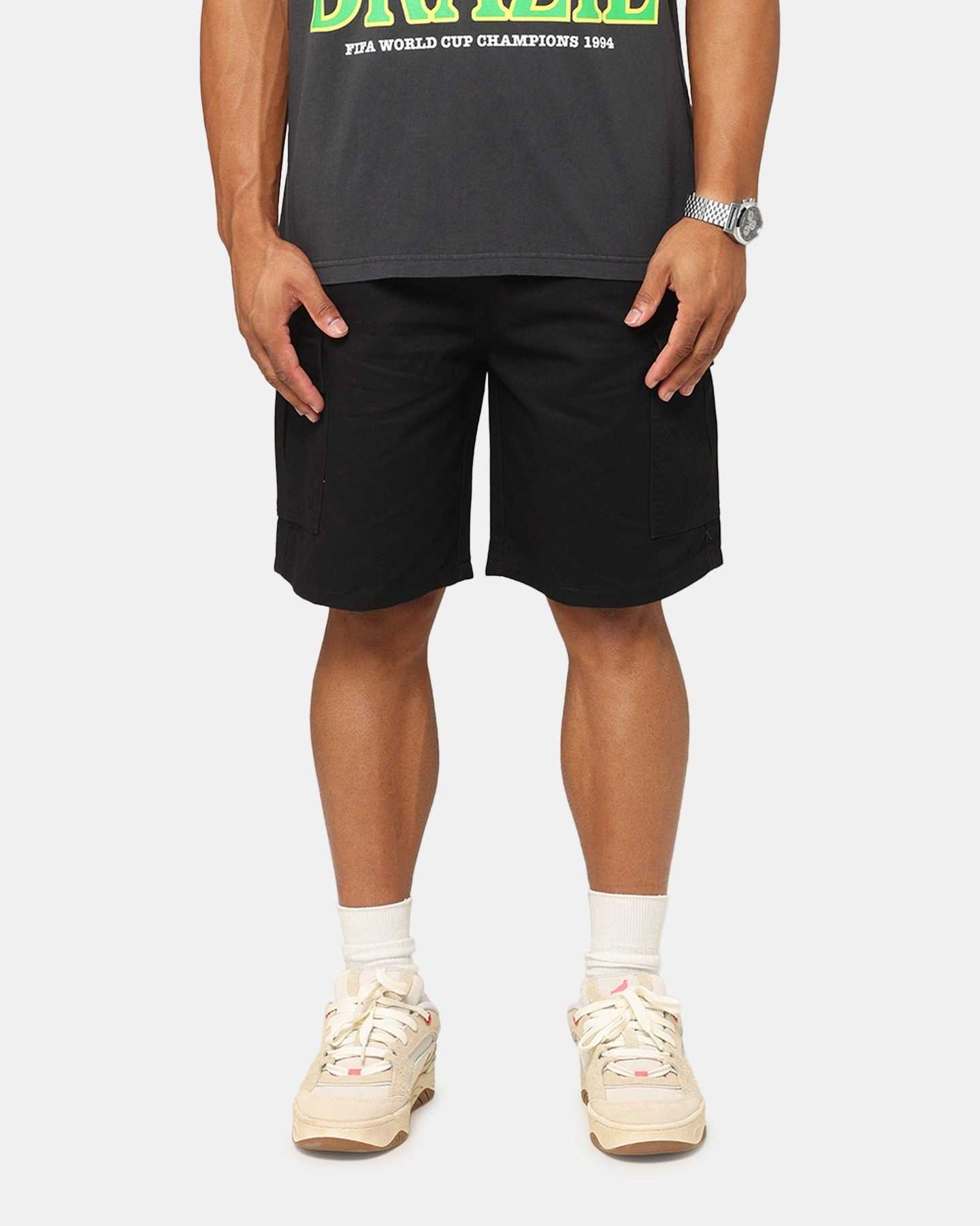 ethical fashion Summer Mood X-Large 91 Cargo Shorts Black