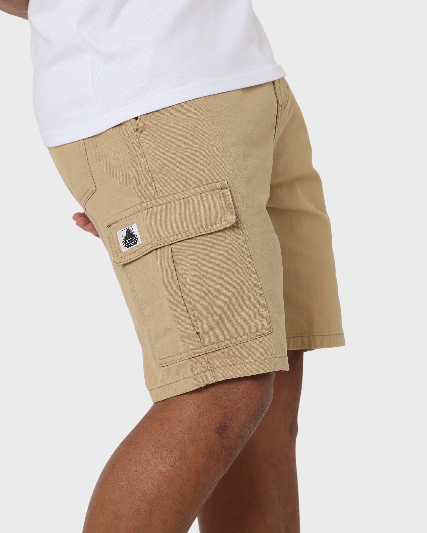 Light Reflective Trim X-Large 91 Cargo Shorts Khaki