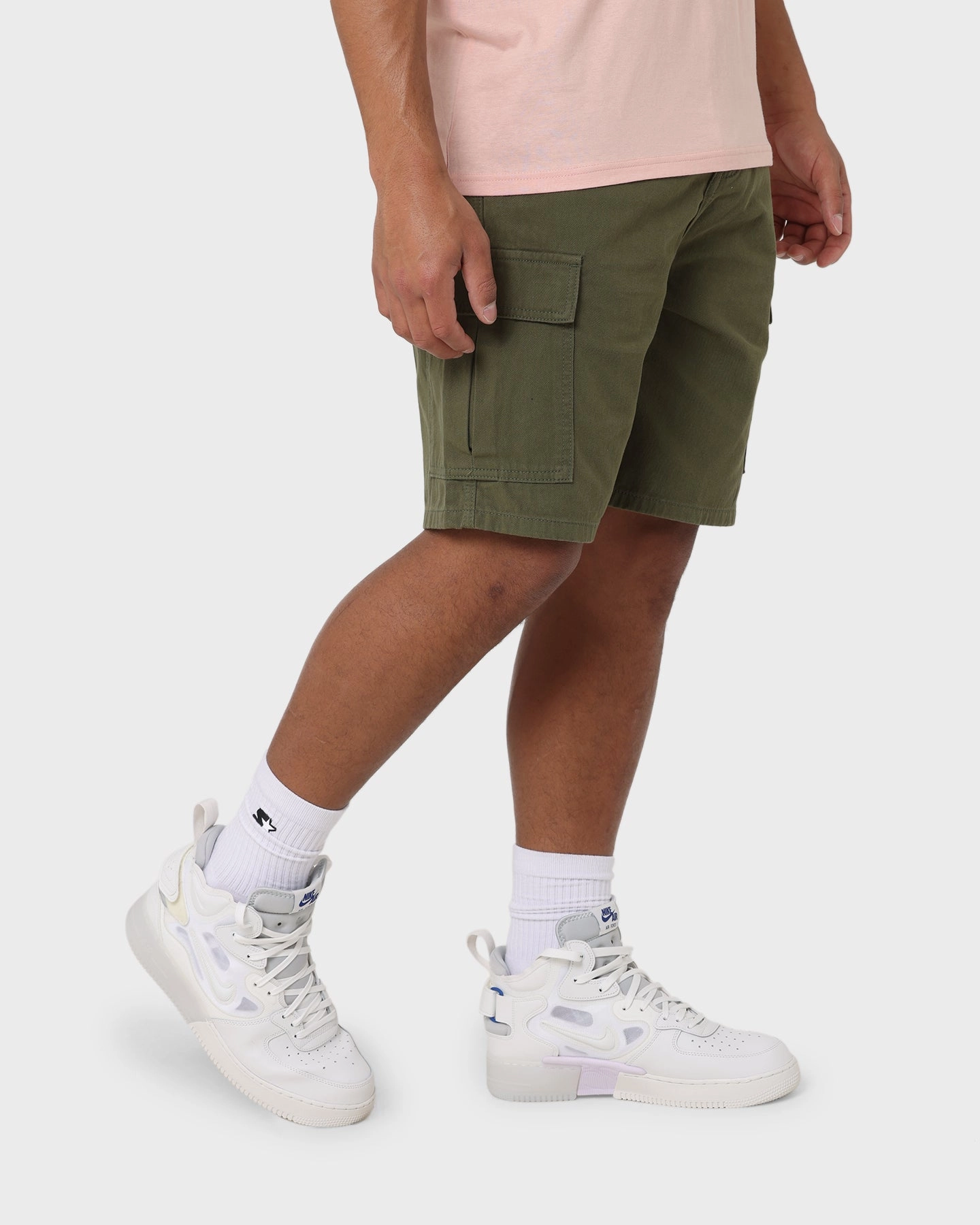 Wrinkle Resistant Finish X-Large 91 Cargo Shorts Military