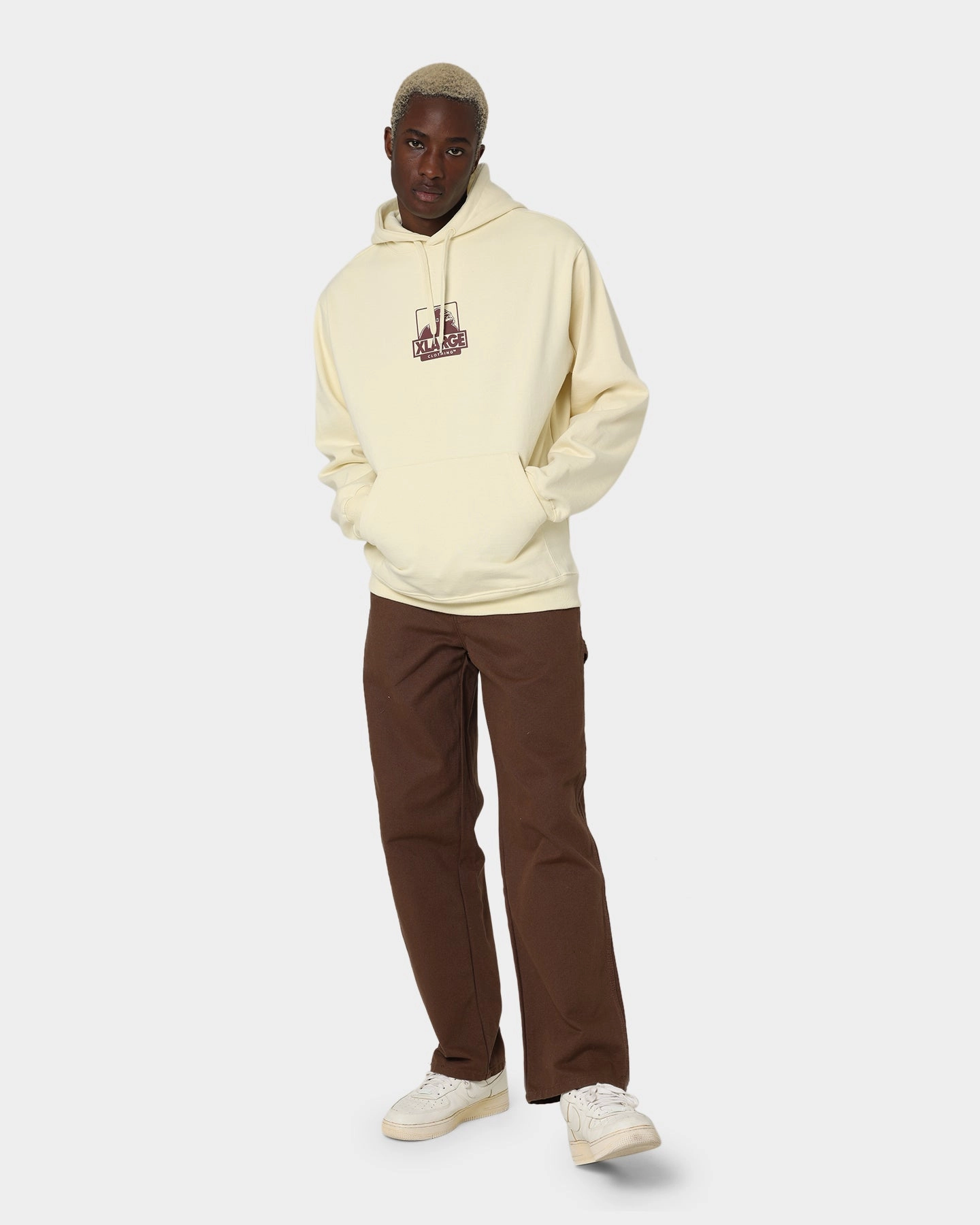 Layer Comfort X-Large 91 Hoodie Cream/Rust