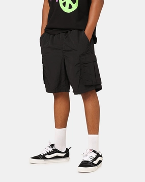 adult clothing UPFProtection X-Large 91 Nylon Cargo Shorts Black