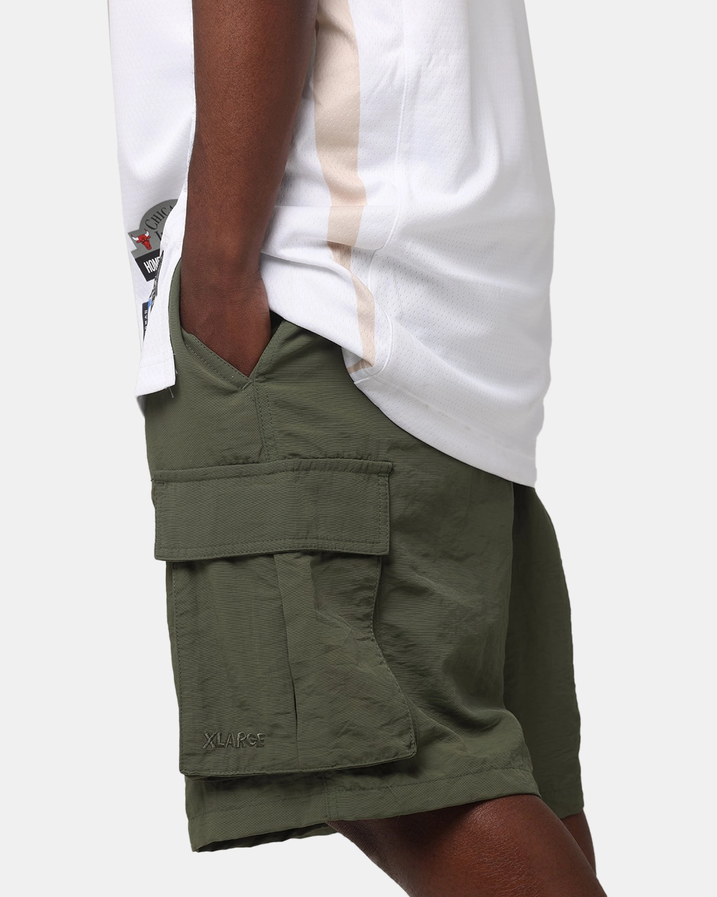 X-Large 91 Nylon Cargo Shorts Military Fit Design
