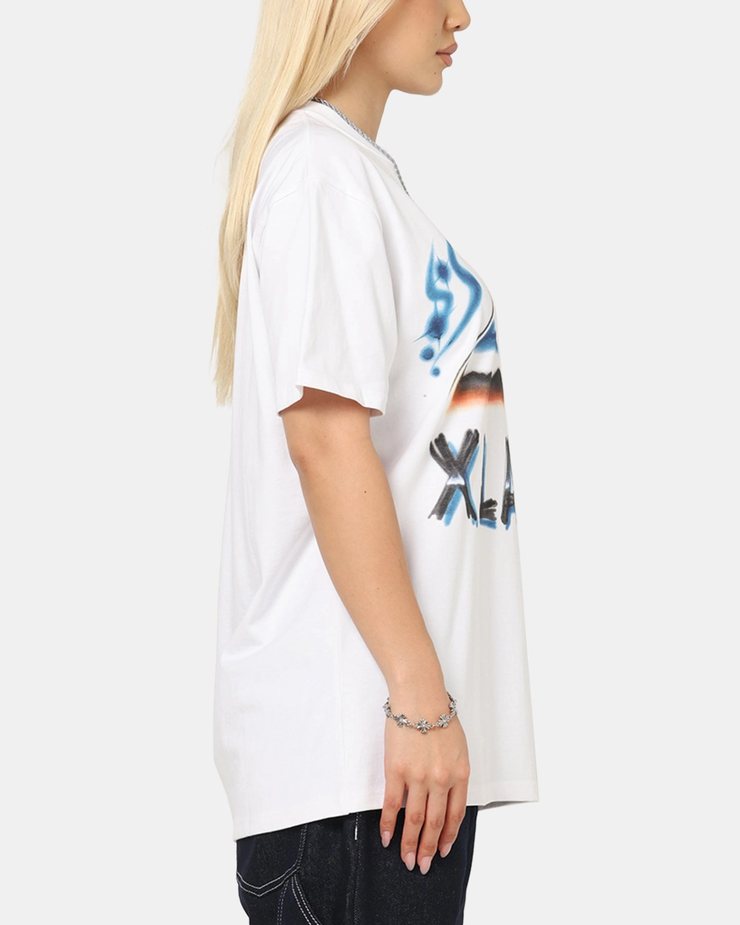 X-Large Airbrush T-Shirt White Anti Pilling Finish