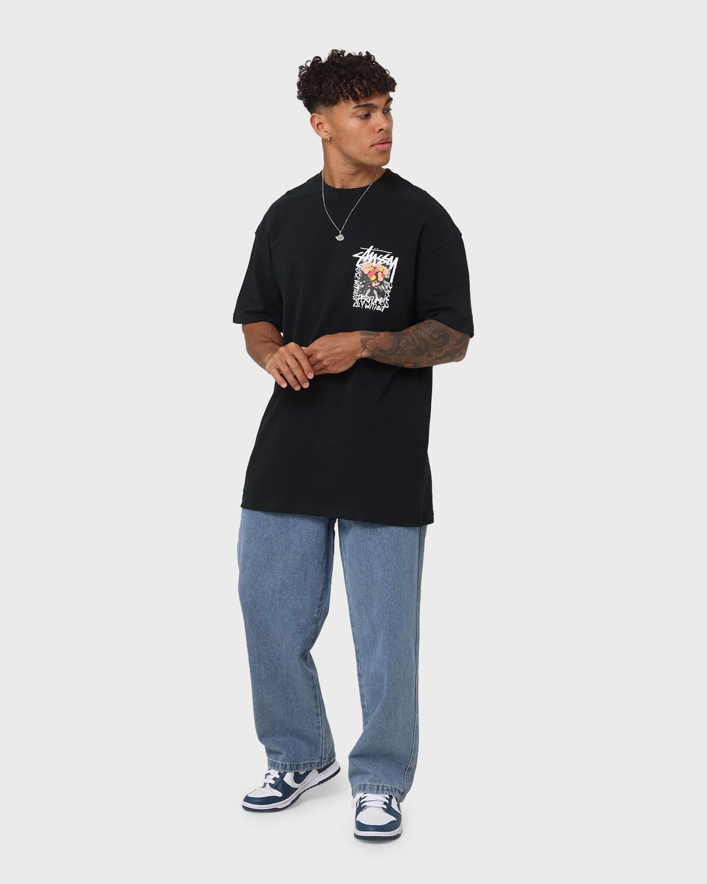 Non Fading Technology X-Large Bull Denim 91 Pants Mid Blue