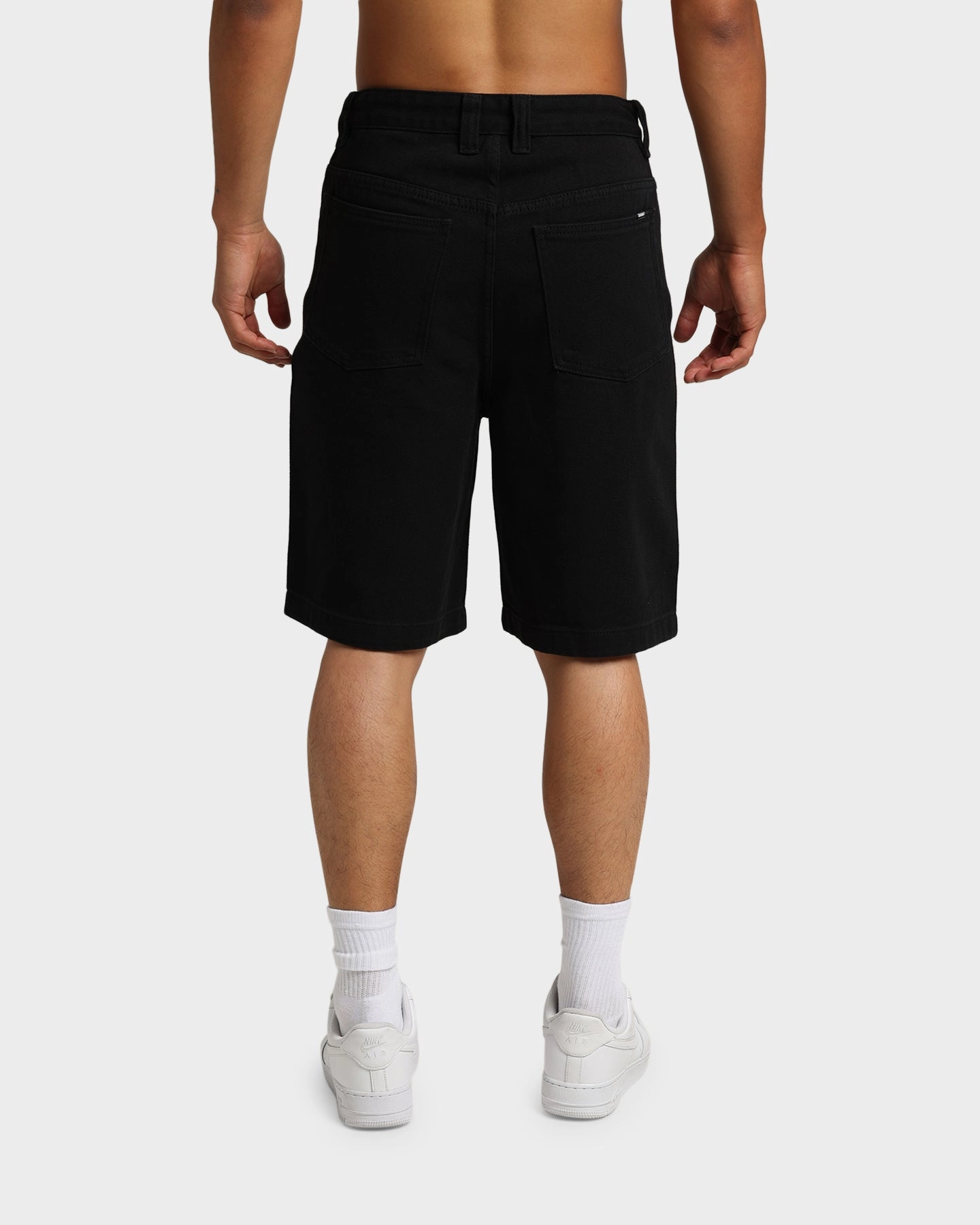 Ultra Breathable Flatlock Seam Technology X-Large Bull Denim 91 Shorts Black Denim