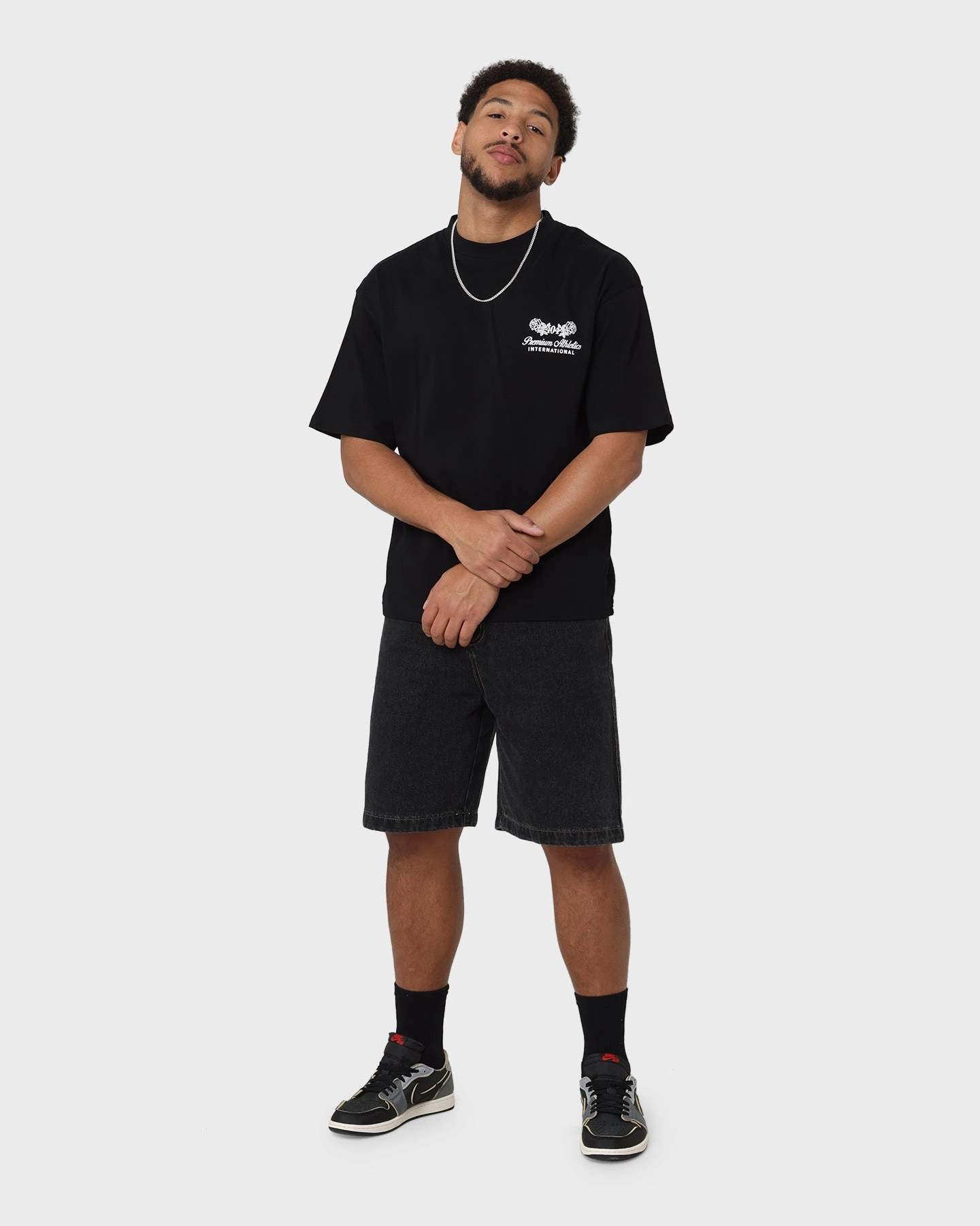 nylon blend X-Large Bull Denim 91 Shorts Washed Black