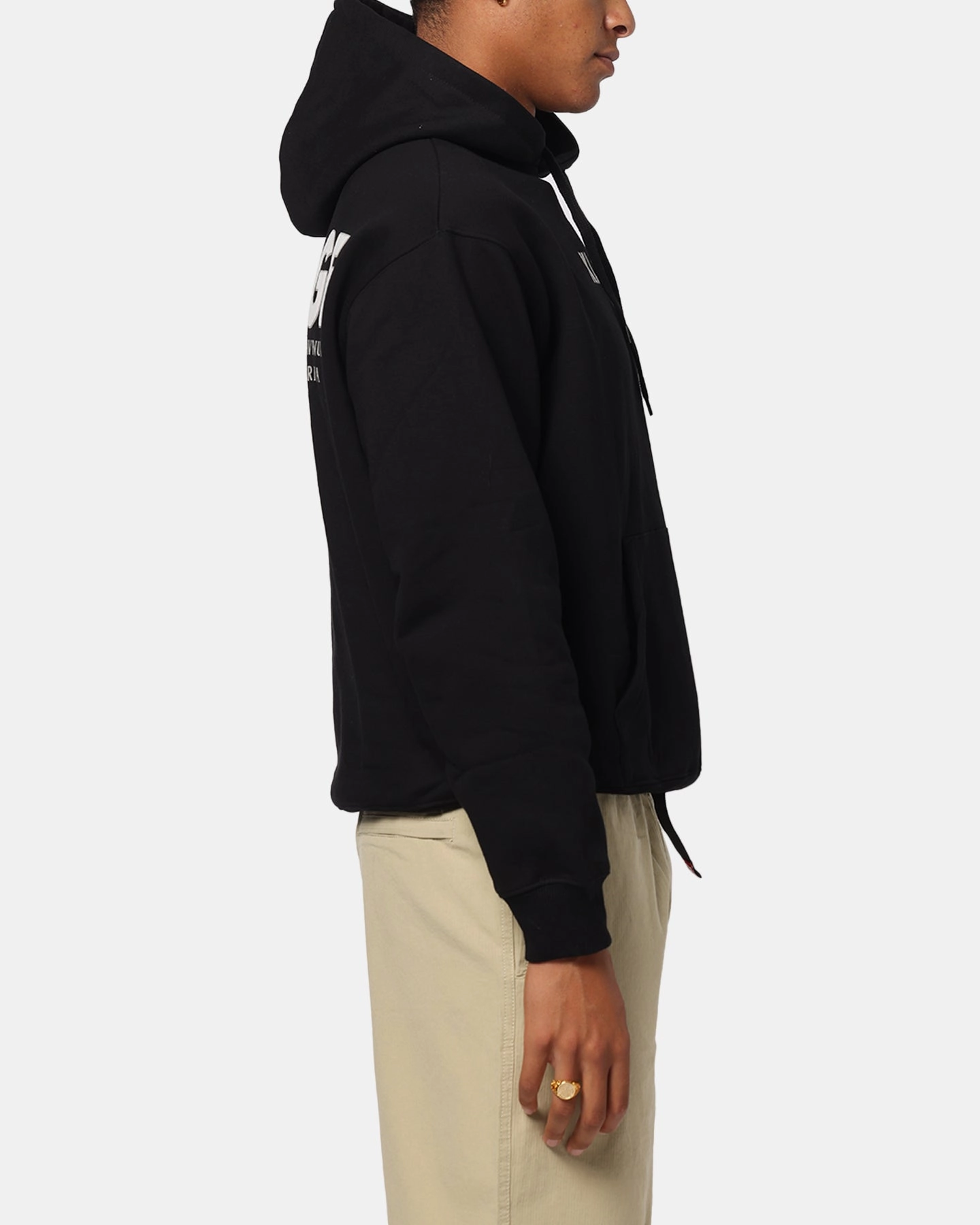X-Large California Hoodie Pigment Black Coastal - defense - capable