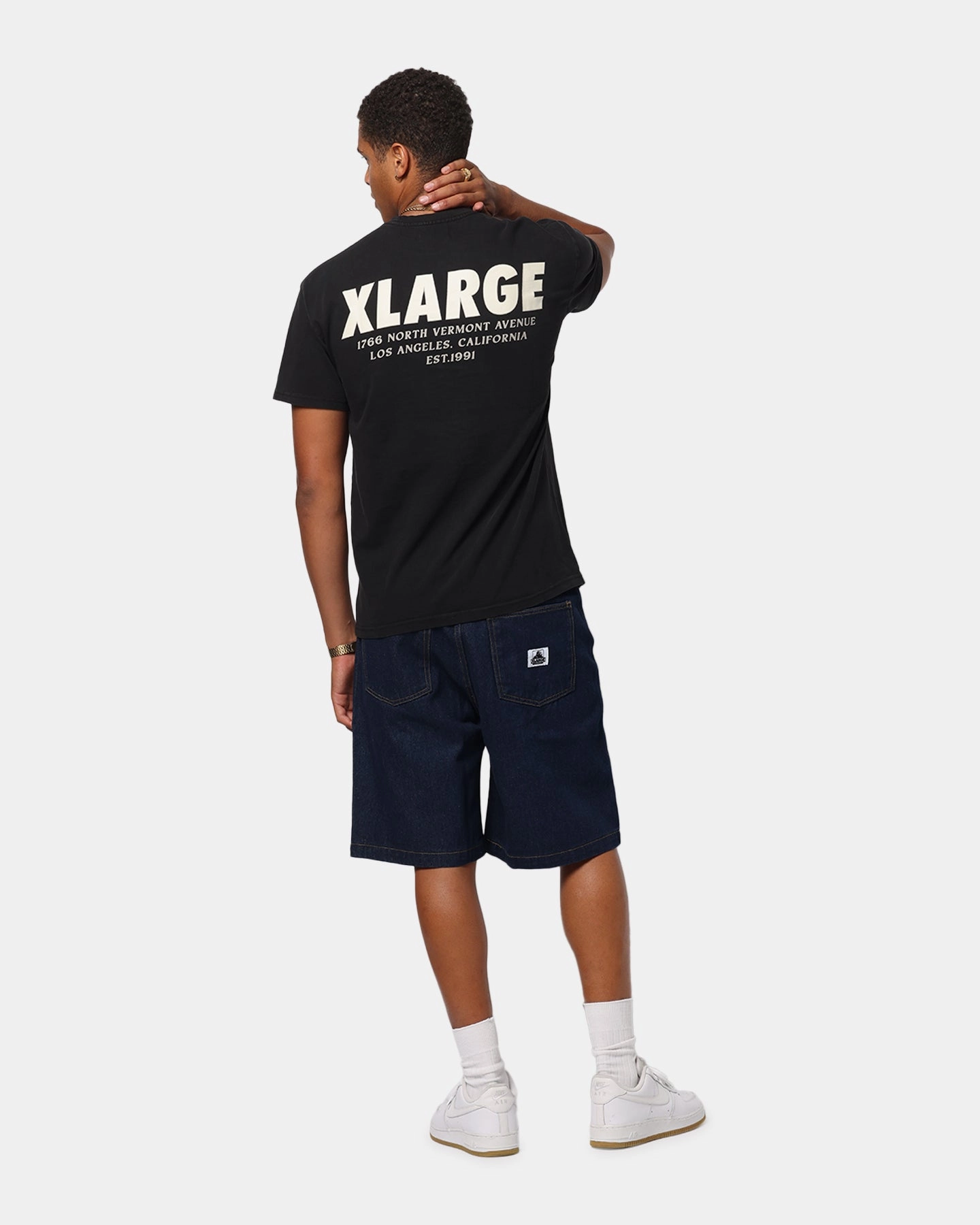 X-Large California T-Shirt Pigment Black Skinny Fit
