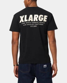 X-Large California T-Shirt Pigment Black Tear Resistant Knit NoSideSeam