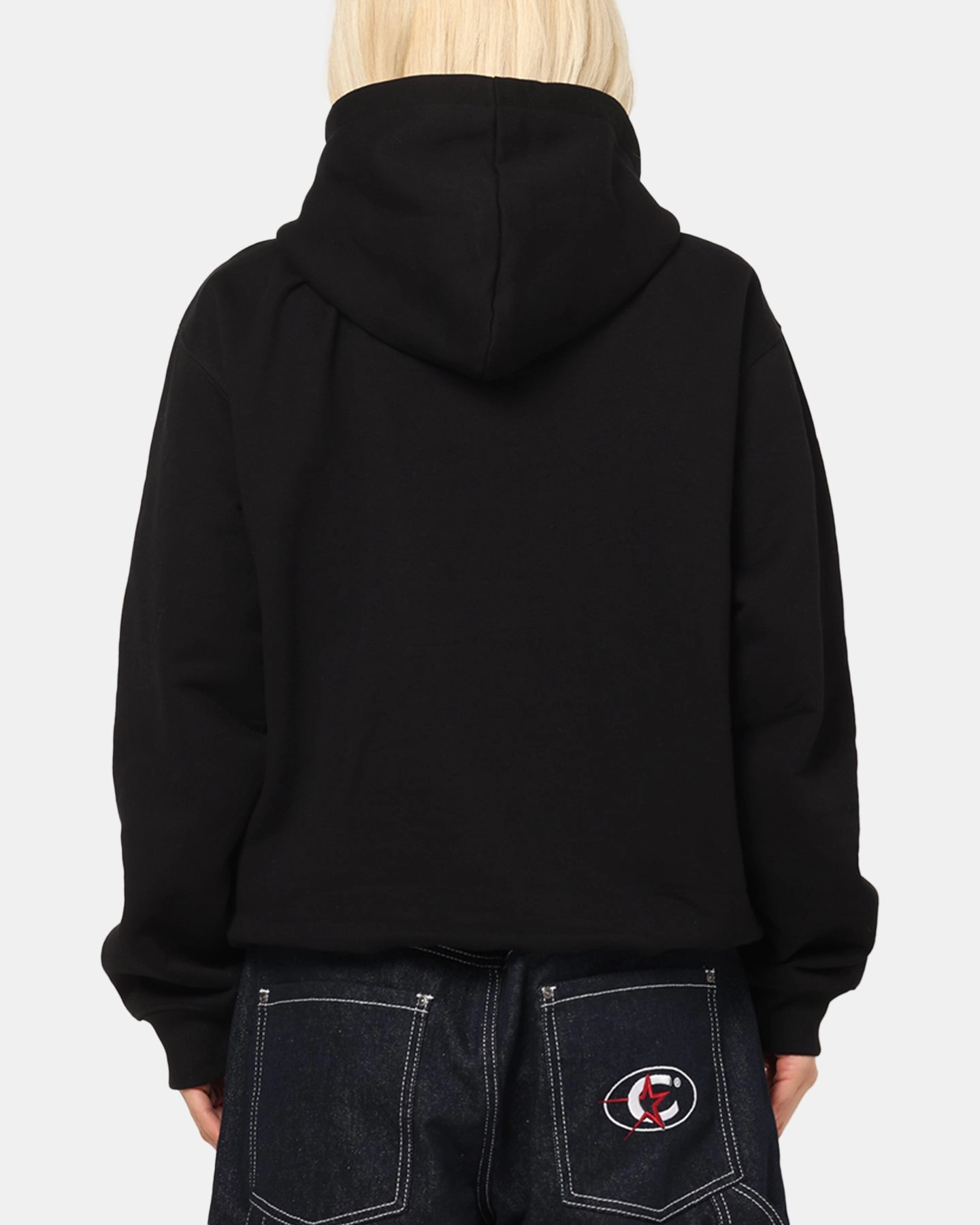X-Large Frog Hoodie Pigment Black beach scene