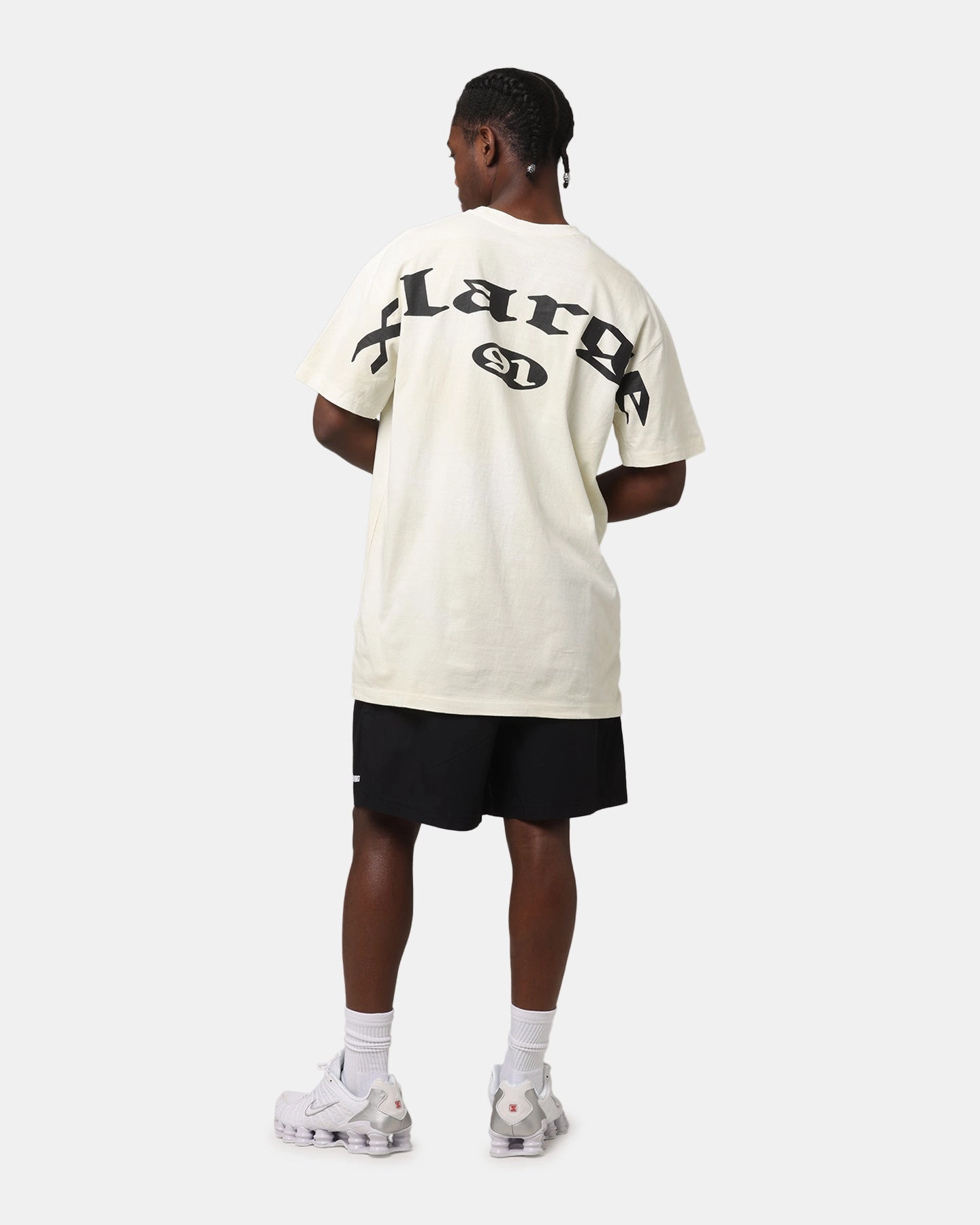 Essential Clothing Light Style Trend X-Large Gangs T-Shirt Vintage White